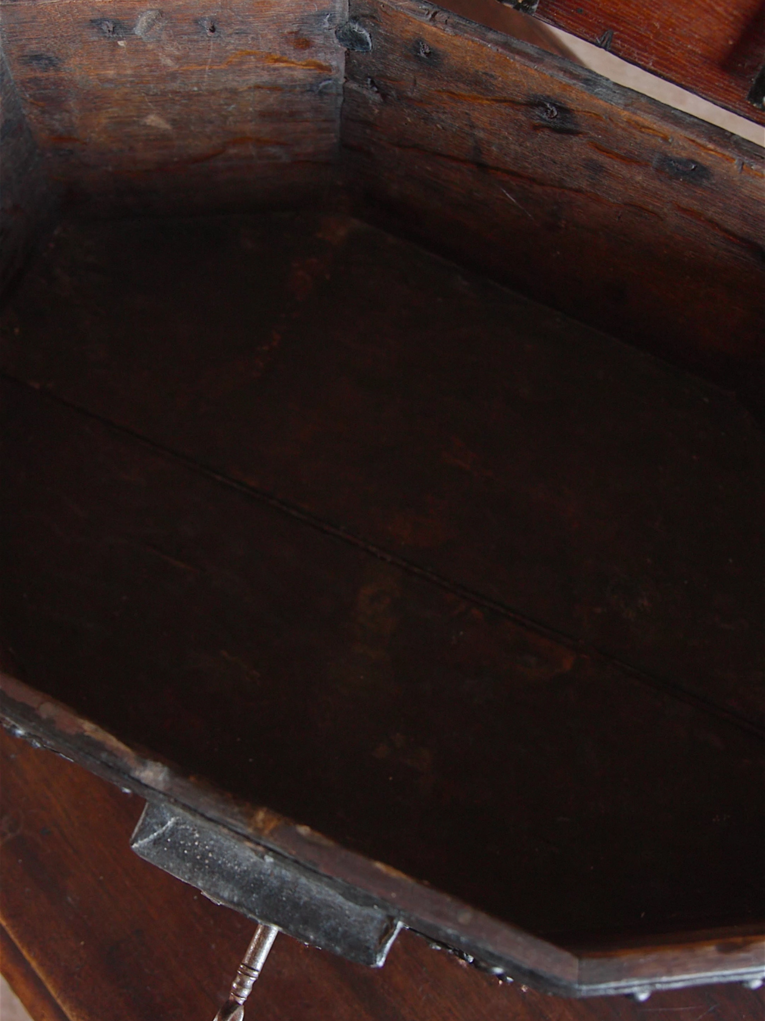 17th-Century Iron-Bound Strongbox (Coffer)