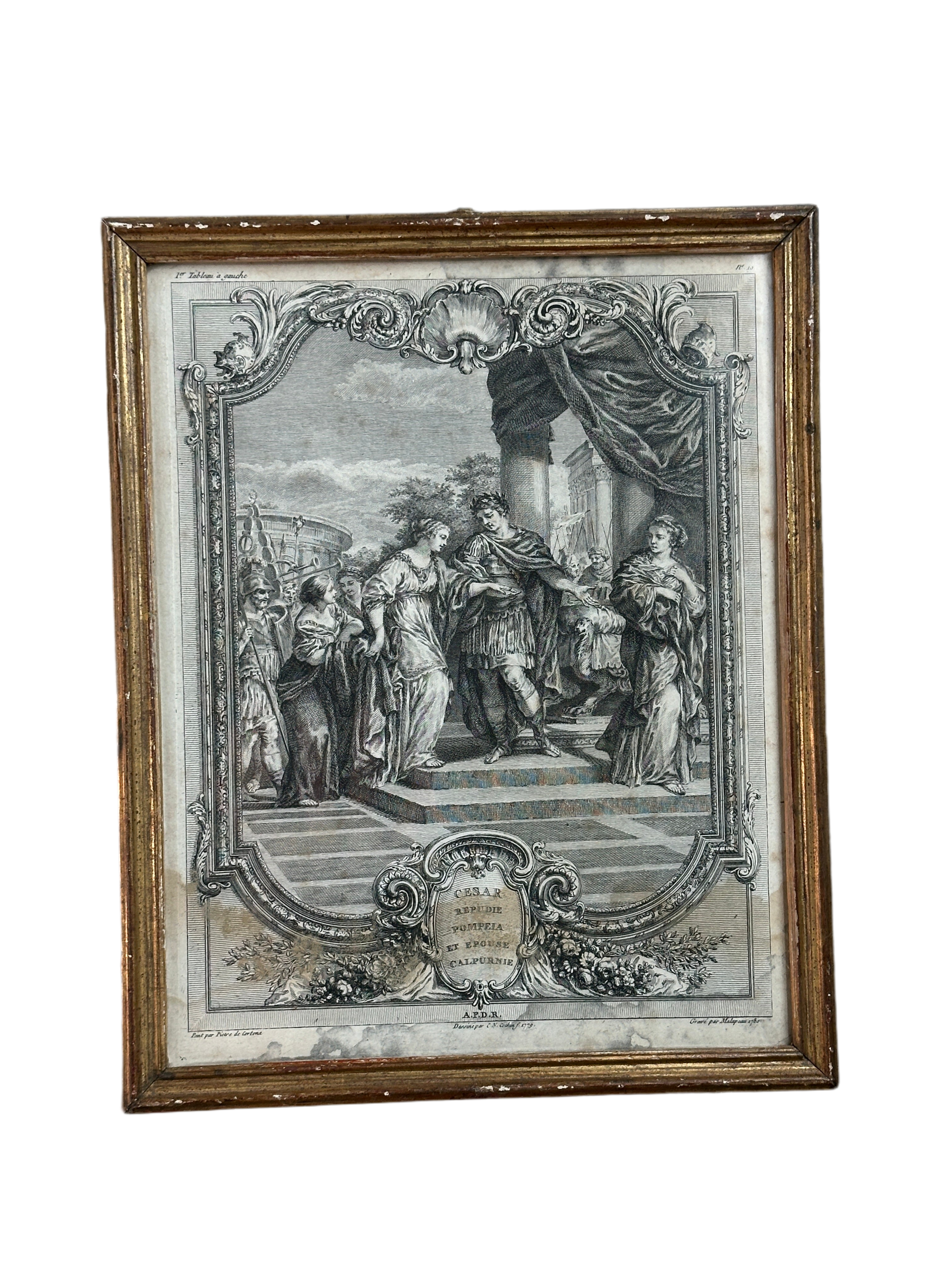 Set of Four 18th Century French Rococo Engravings
