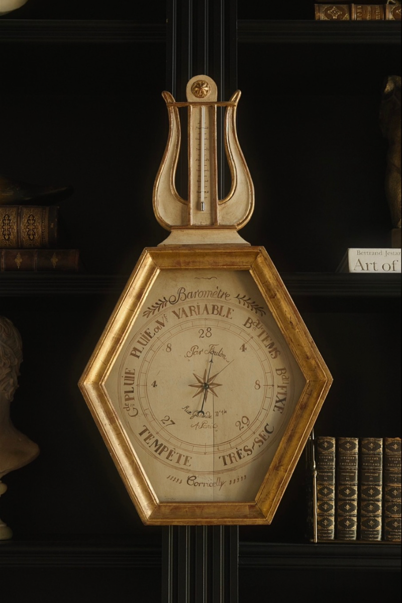 19th C. French Gilt Barometer