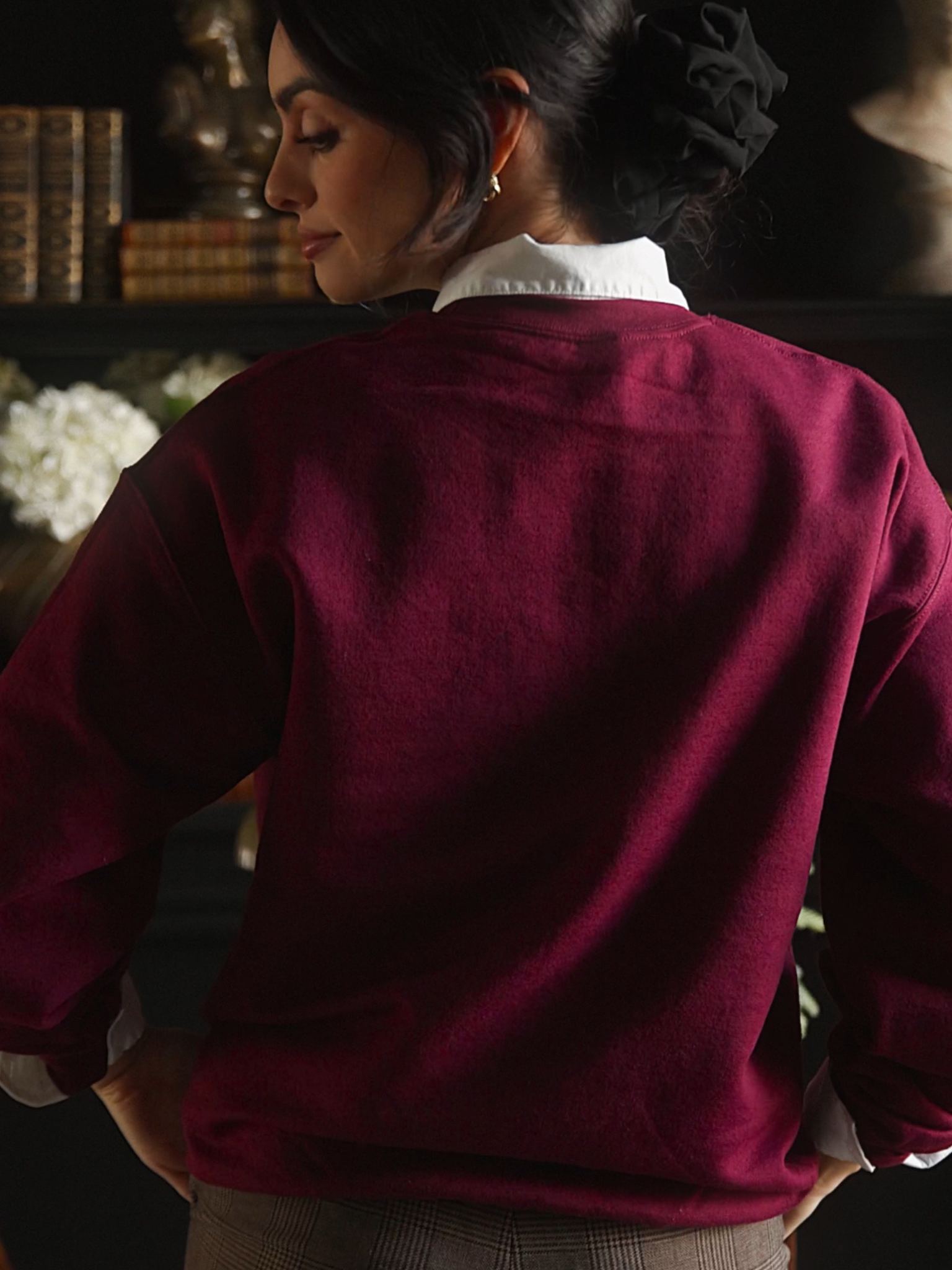 Soul Fed Home Heritage Crest Crewneck - Maroon