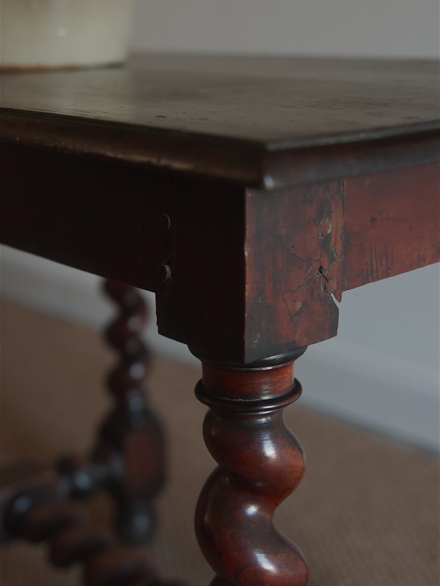Antique Barley Twist Table