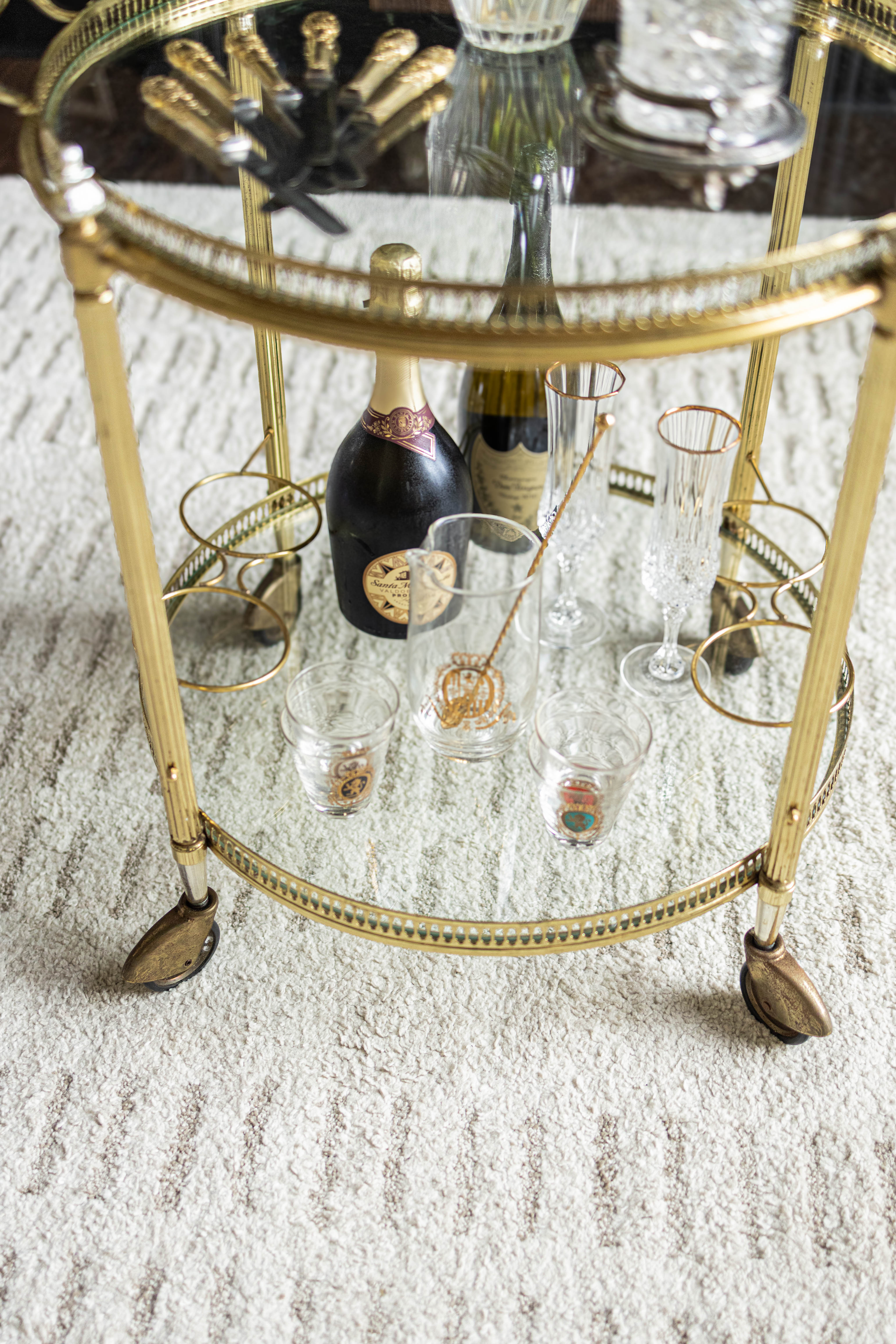 1900s French Neoclassical Bar Caddy