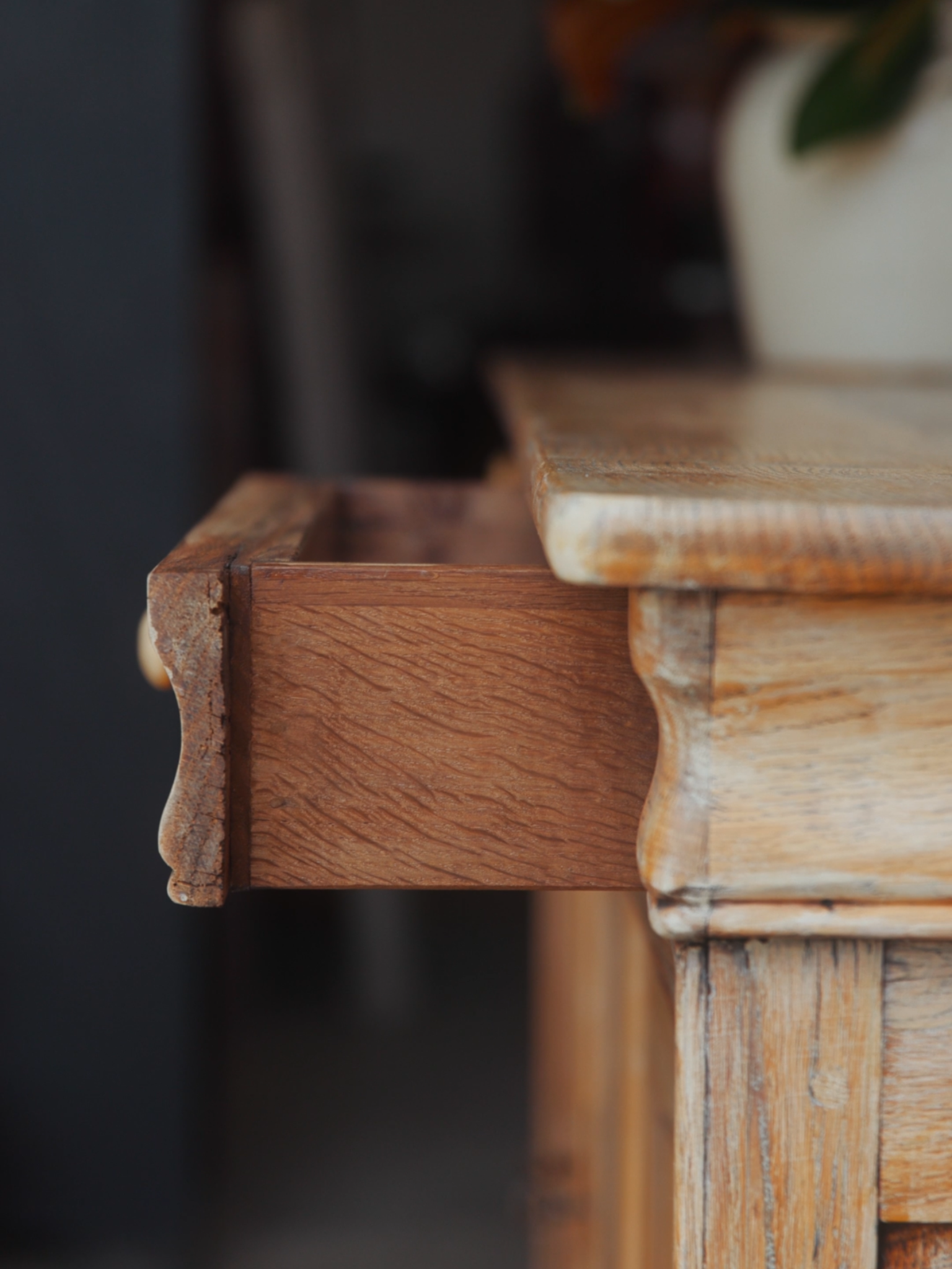 19th Century French Louis Philippe Bleached Sideboard