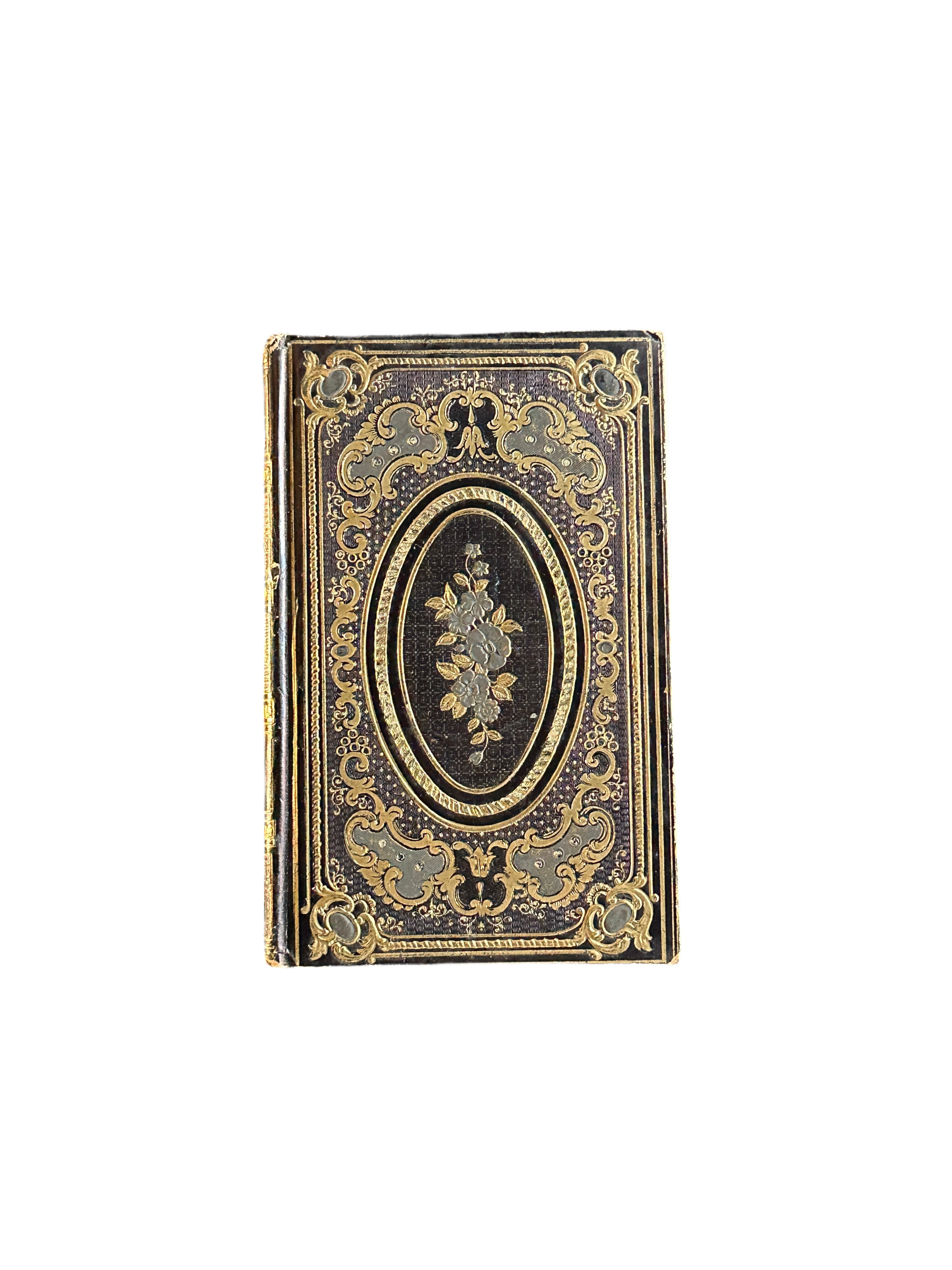 1849 French Devotional Cartonnage Book