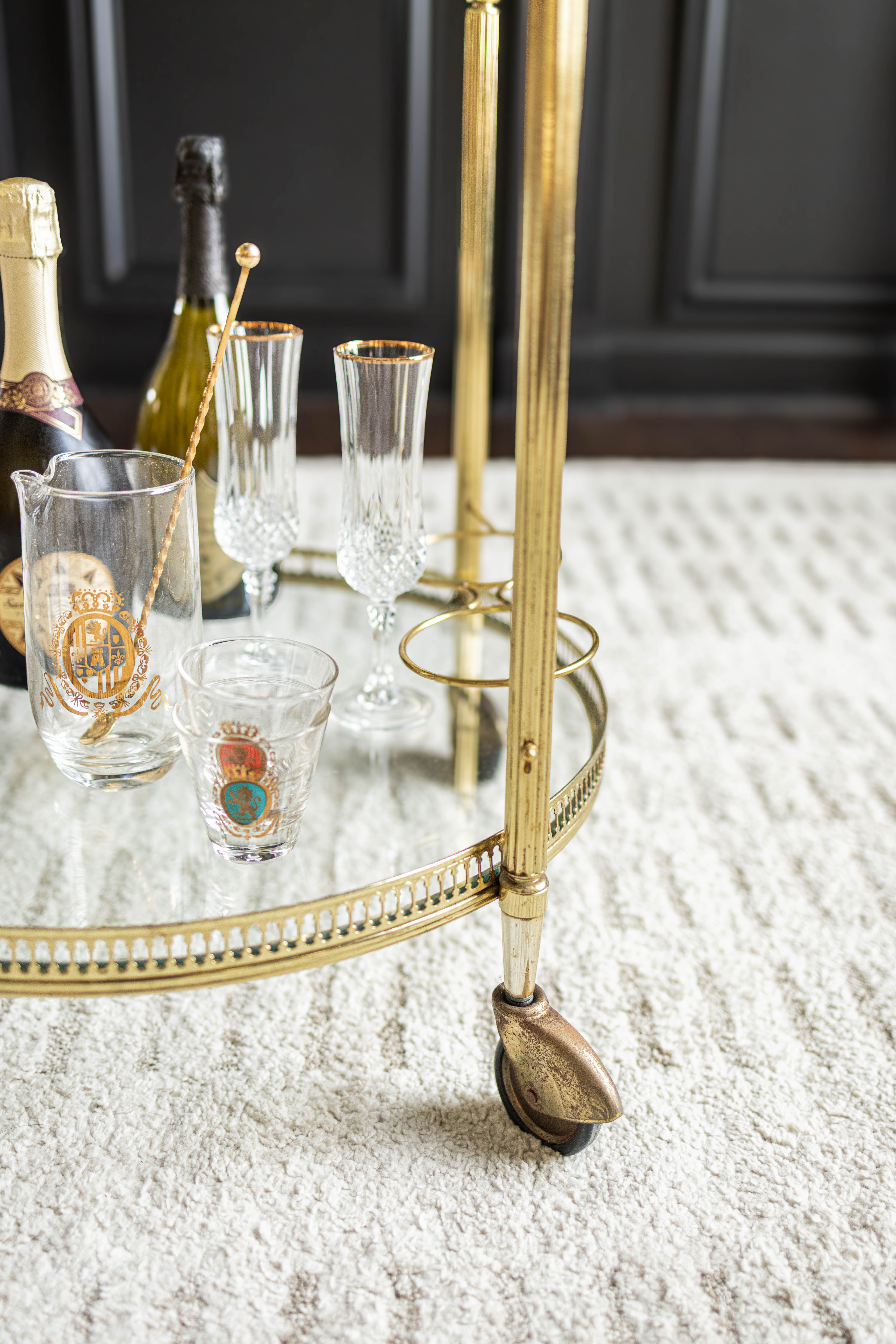 1900s French Neoclassical Bar Caddy