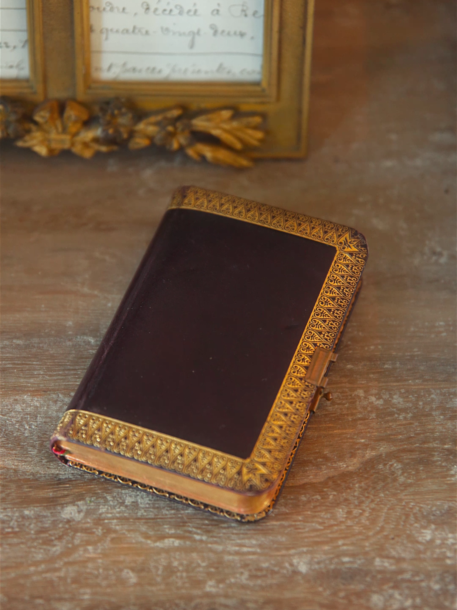 Ave Maria” Leather-Bound Prayer Book