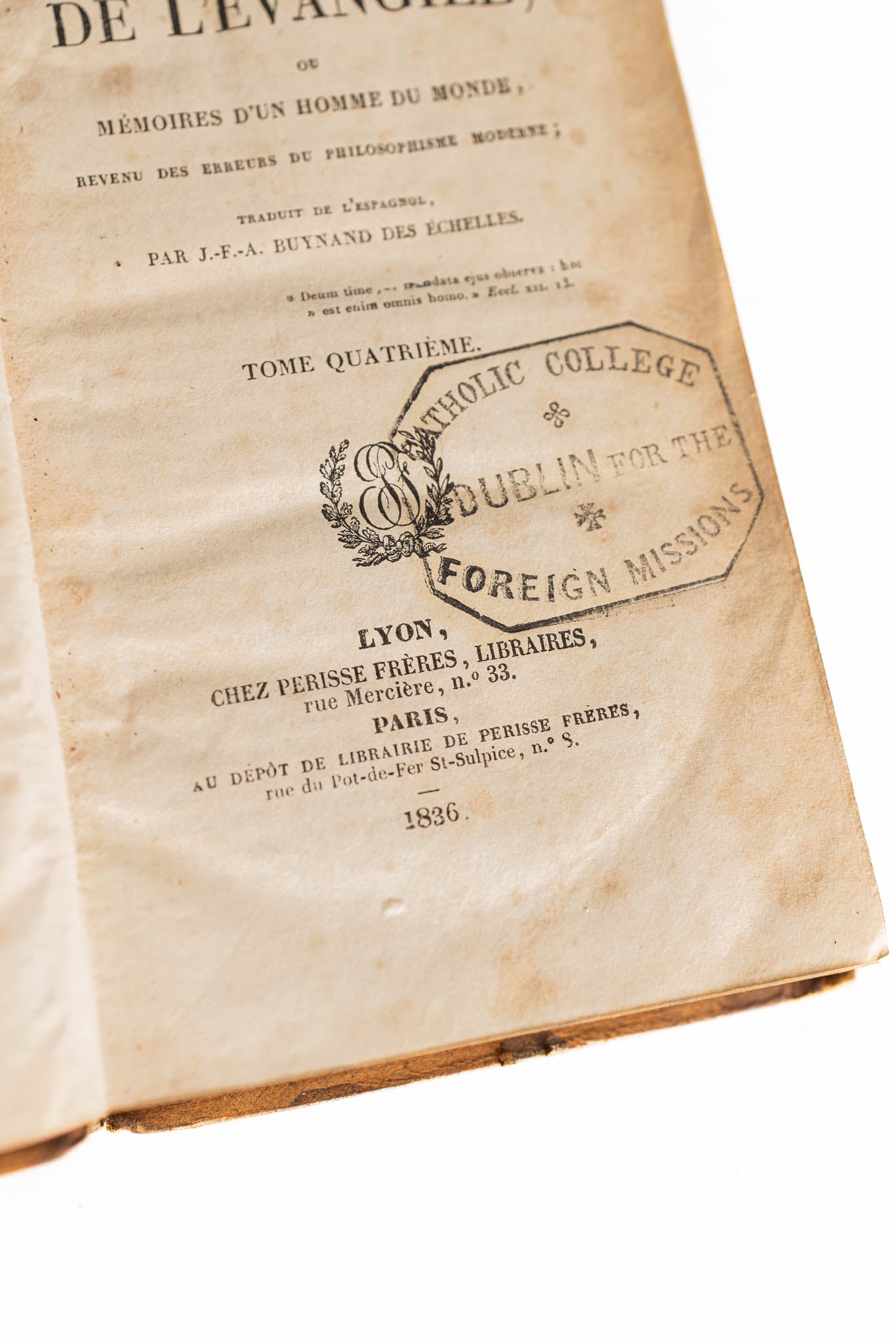 1836 French Memoirs of a Man of The World