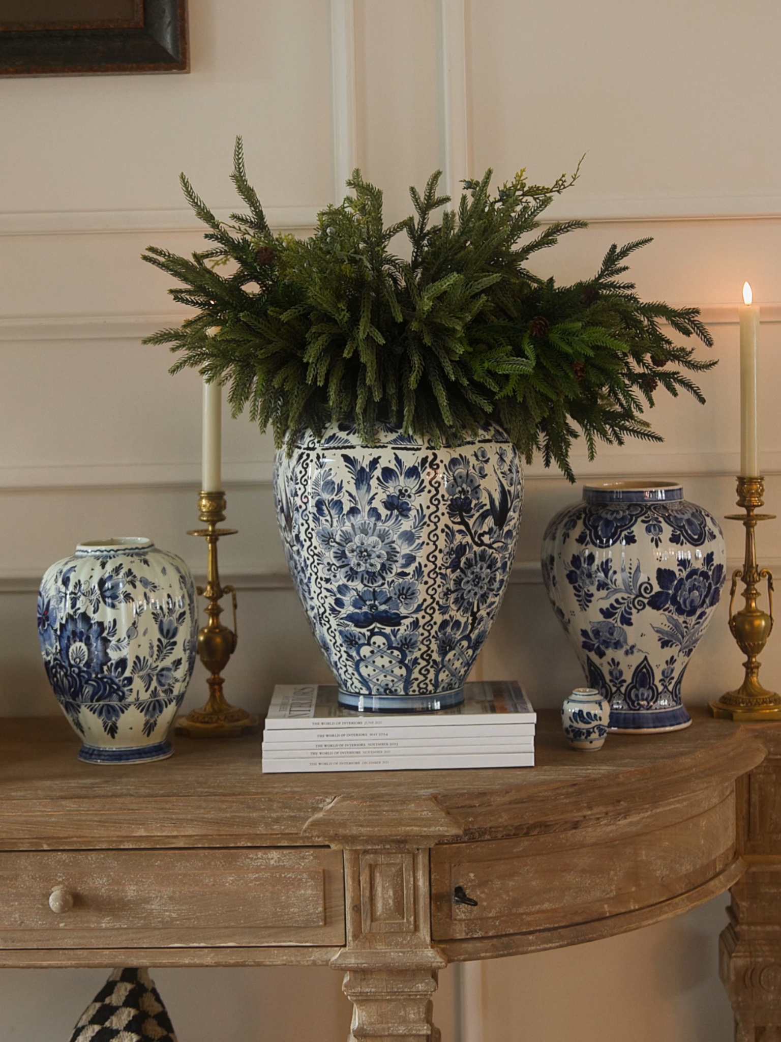 Petite Delft Ginger Jar