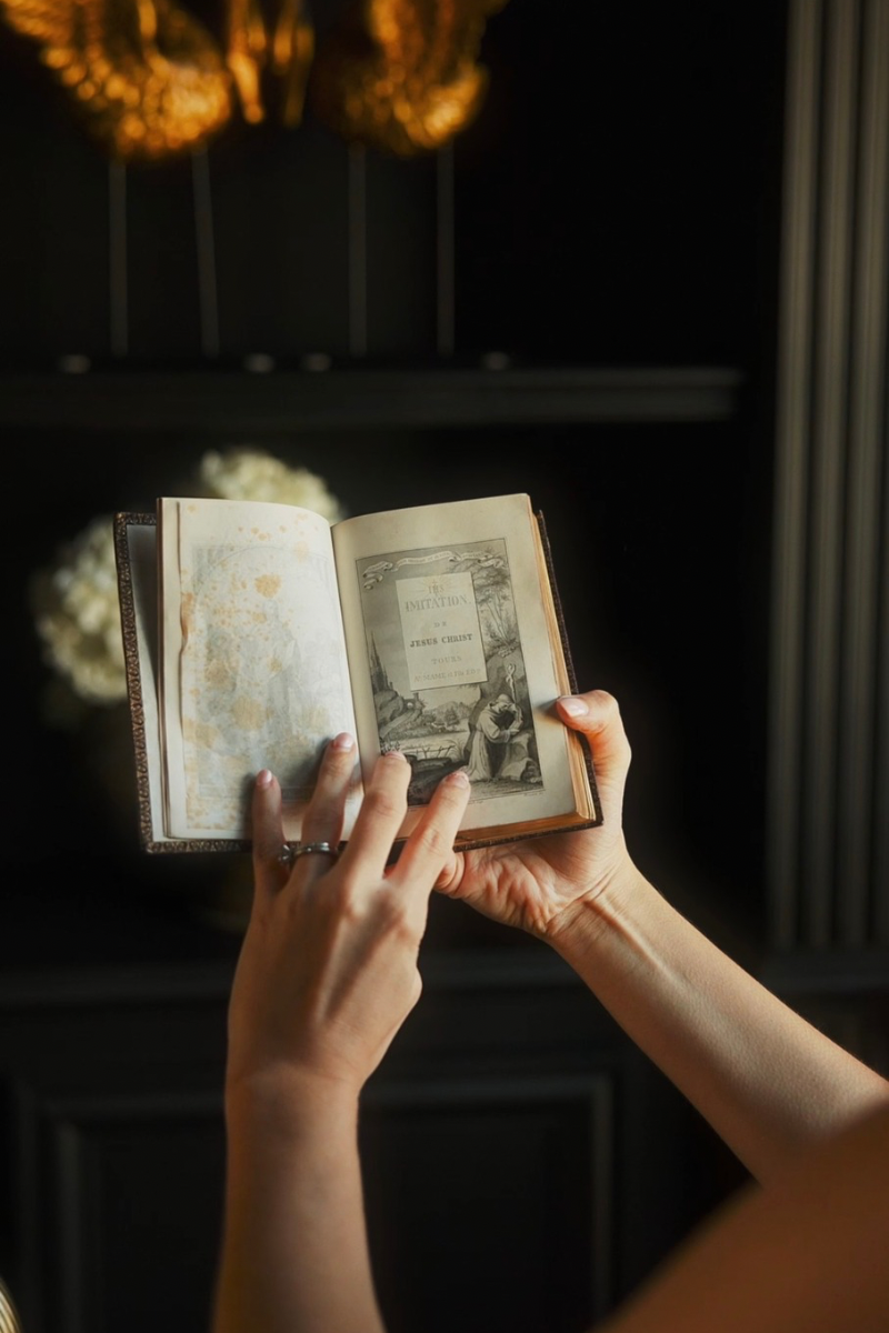 19th-Century French L’Imitation de Jésus-Christ Devotional Book