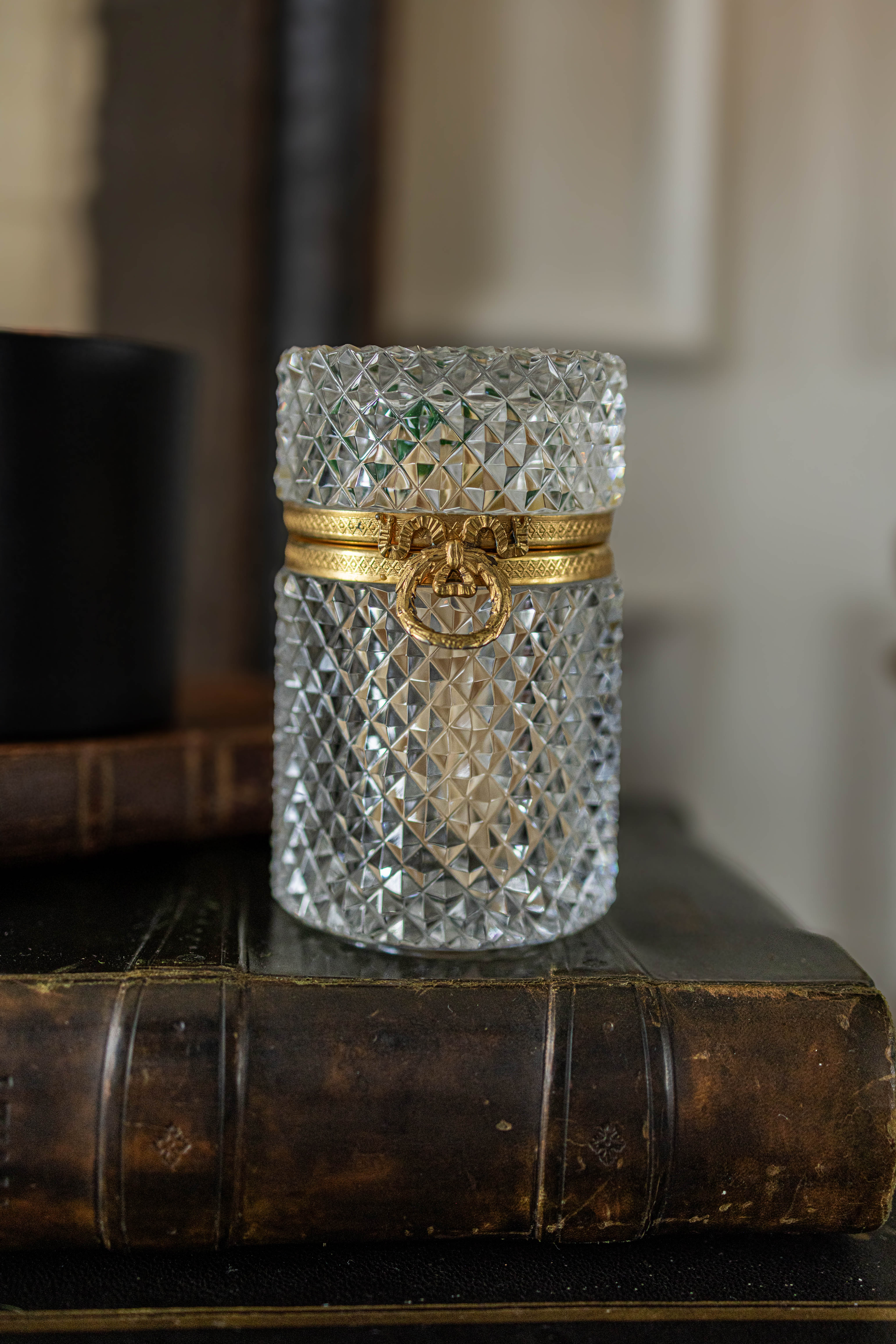 19th Century French Baccarat Style Jewlery Casket