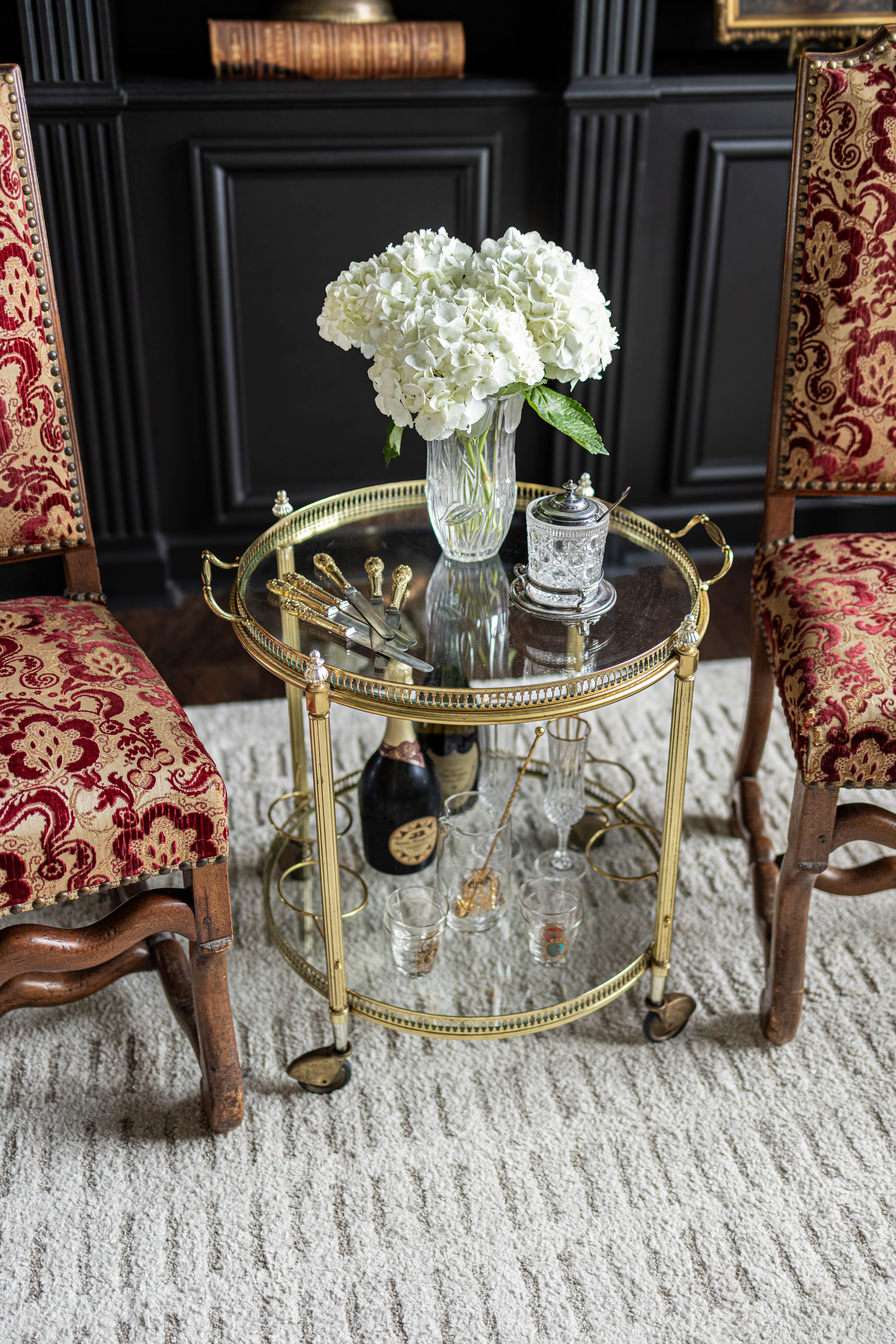 1900s French Neoclassical Bar Caddy