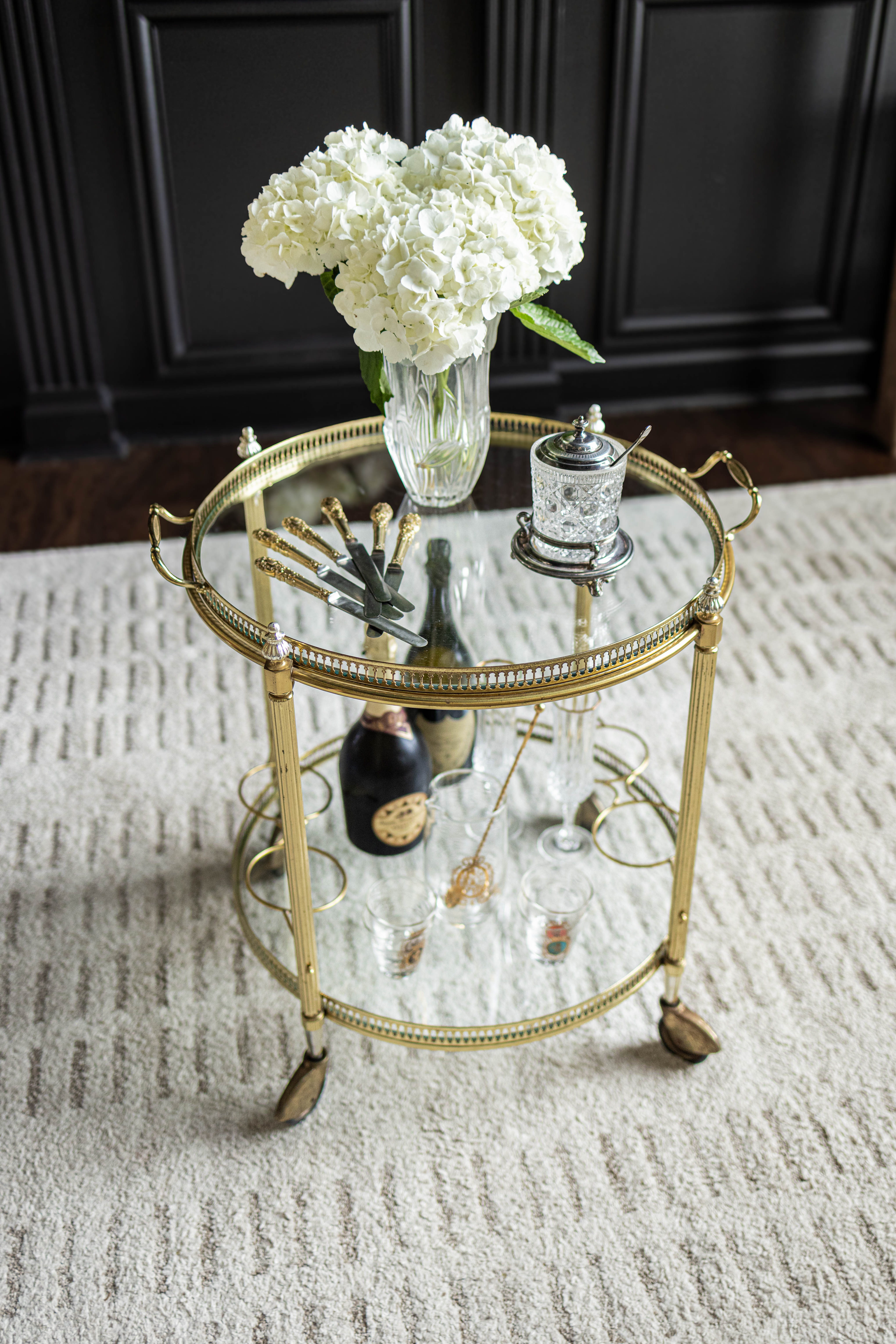 1900s French Neoclassical Bar Caddy