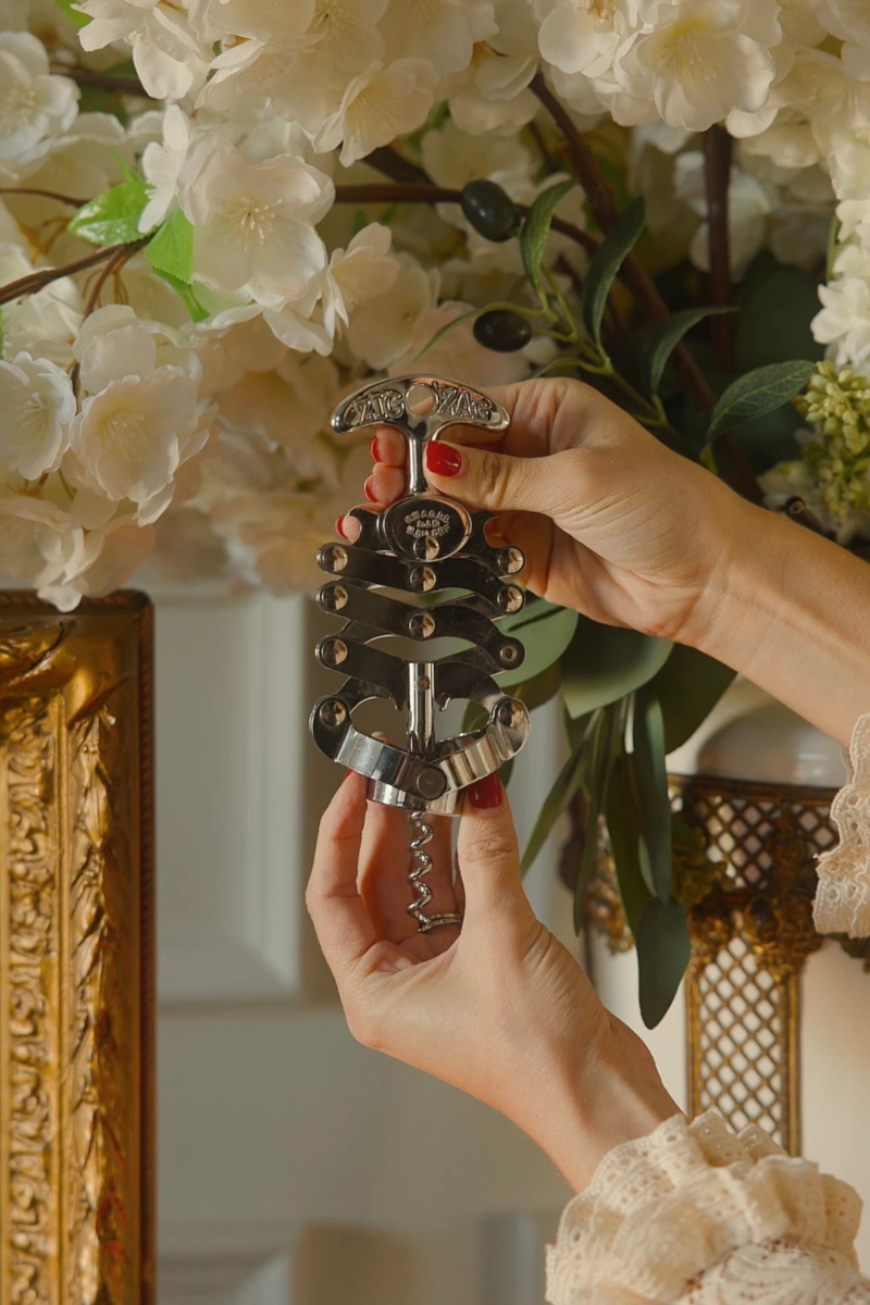 20th-Century French “Zig-Zag” Expanding Corkscrew