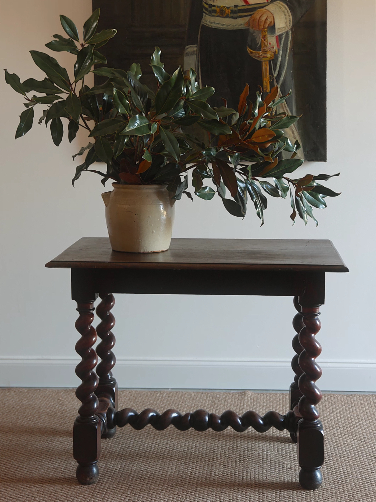 Antique Barley Twist Table