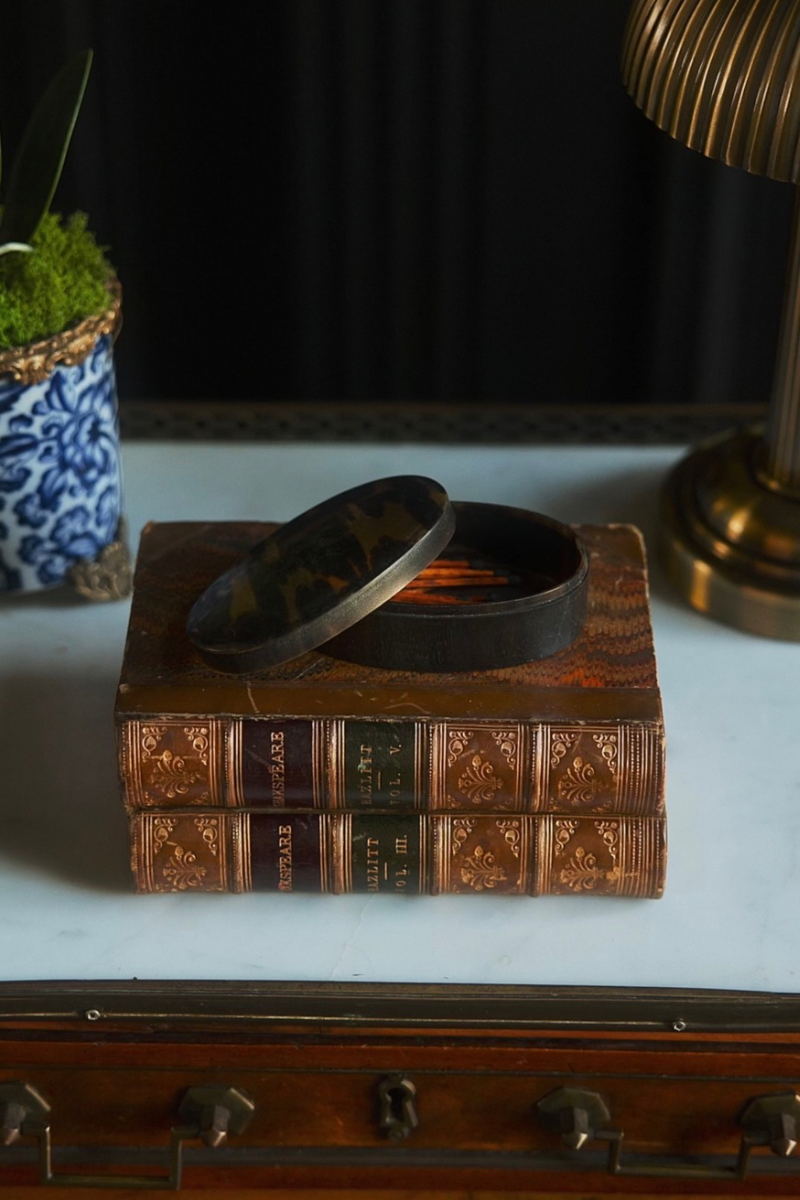 19th C. Tortoise Lidded Box