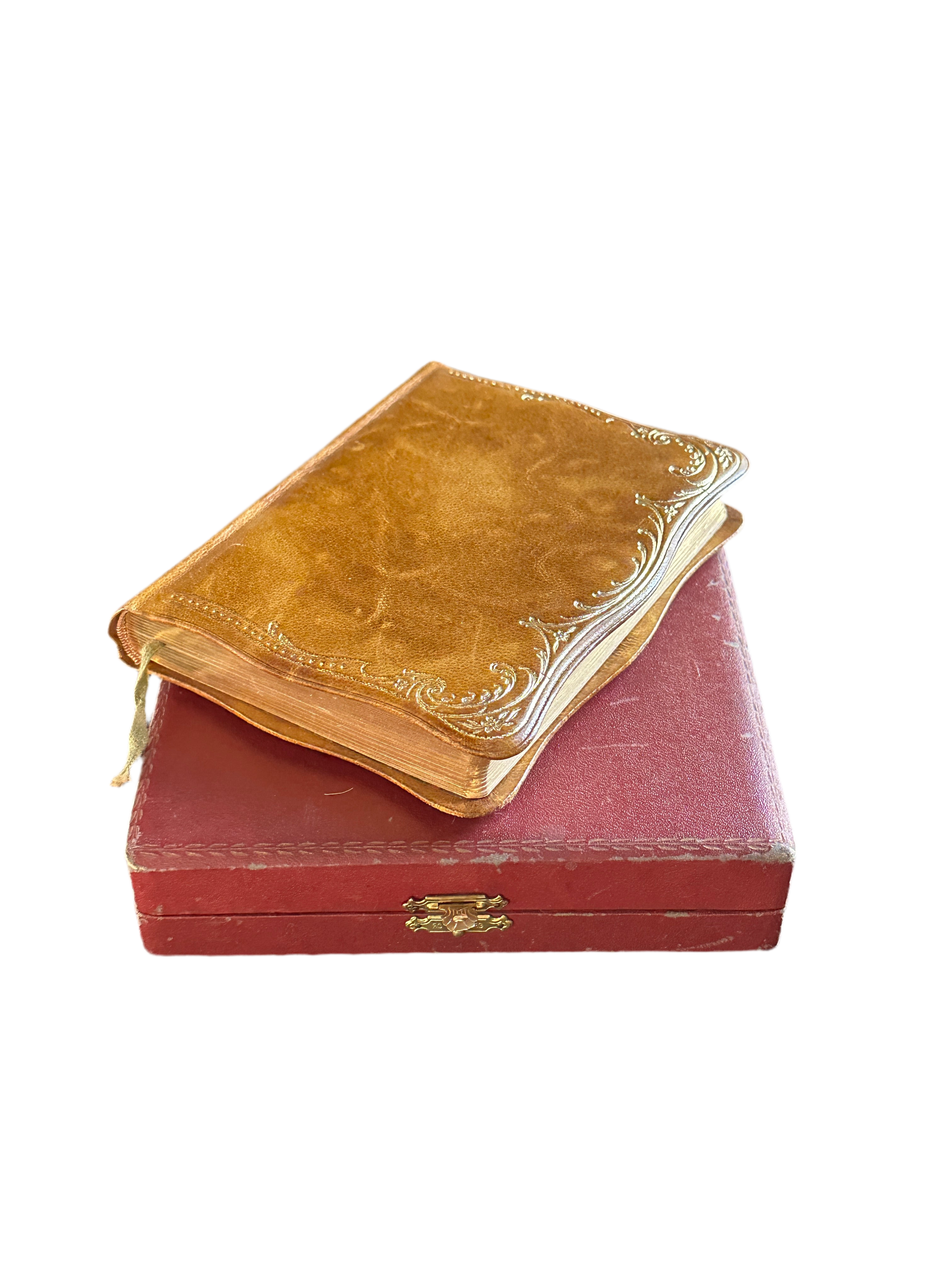Antique French Devotional Prayer Book with Original Dust Box - 1906