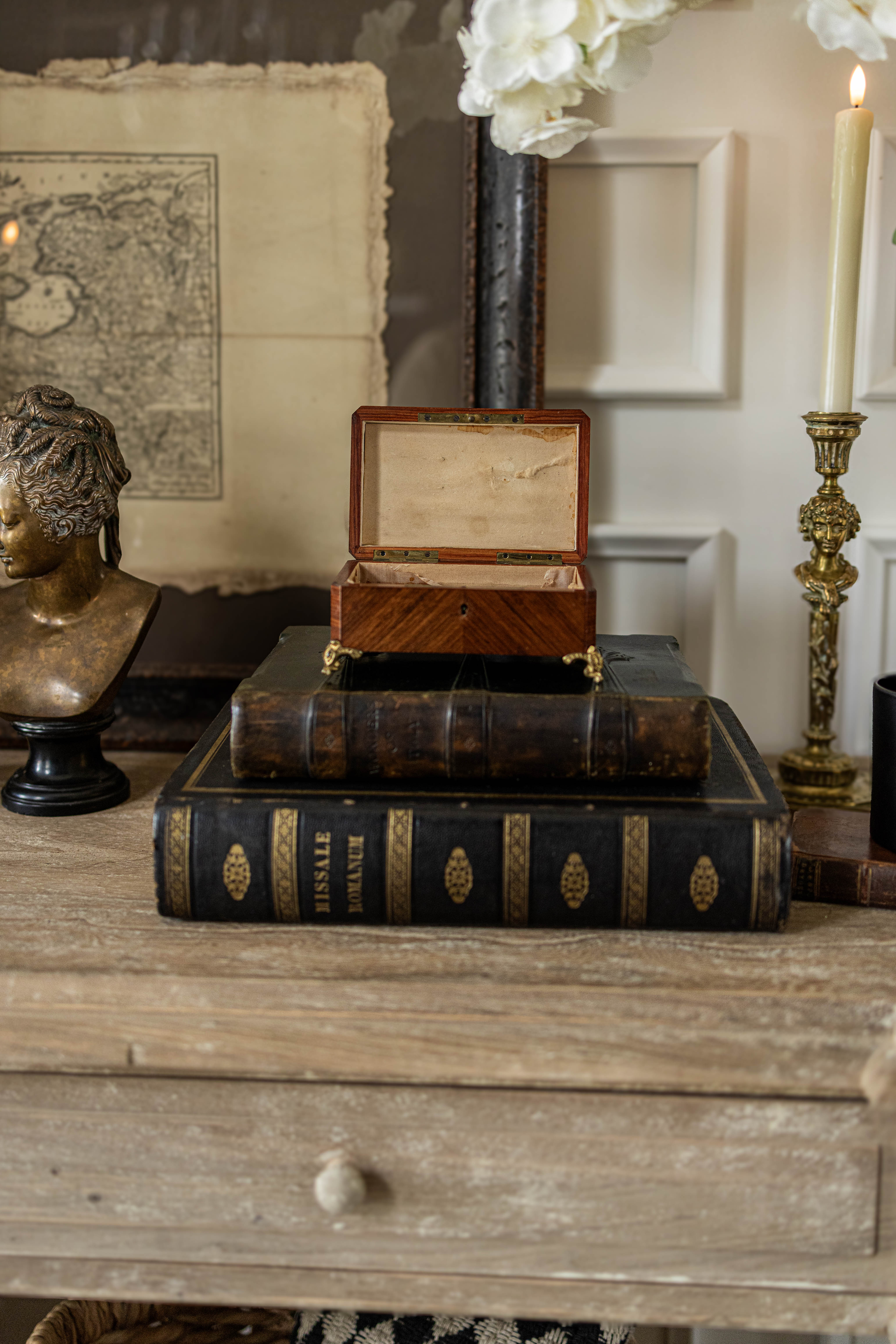Napoleon III Mahogony Jewlery Casket