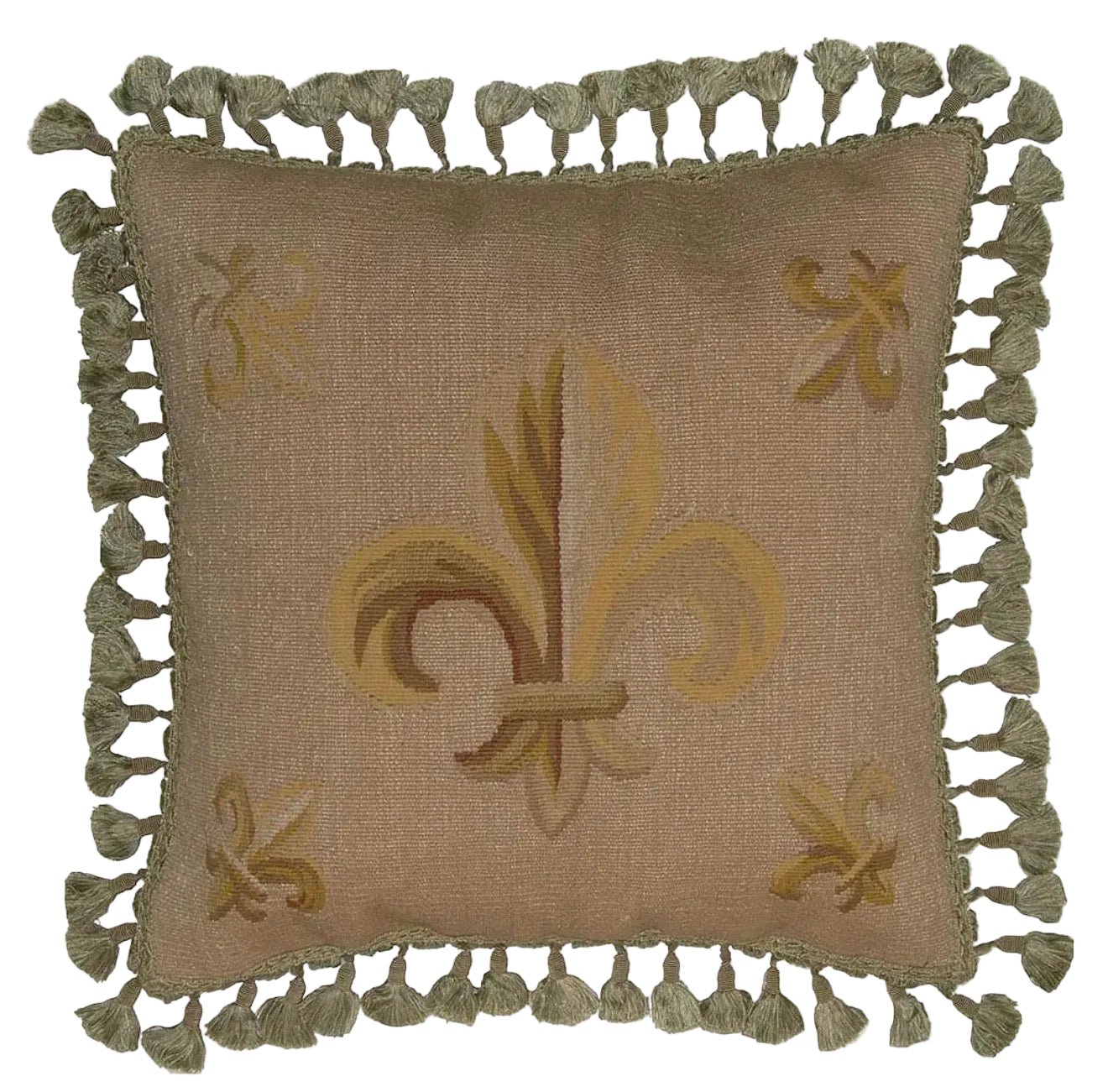 La Fleur de Lys d’Aubusson Pillow