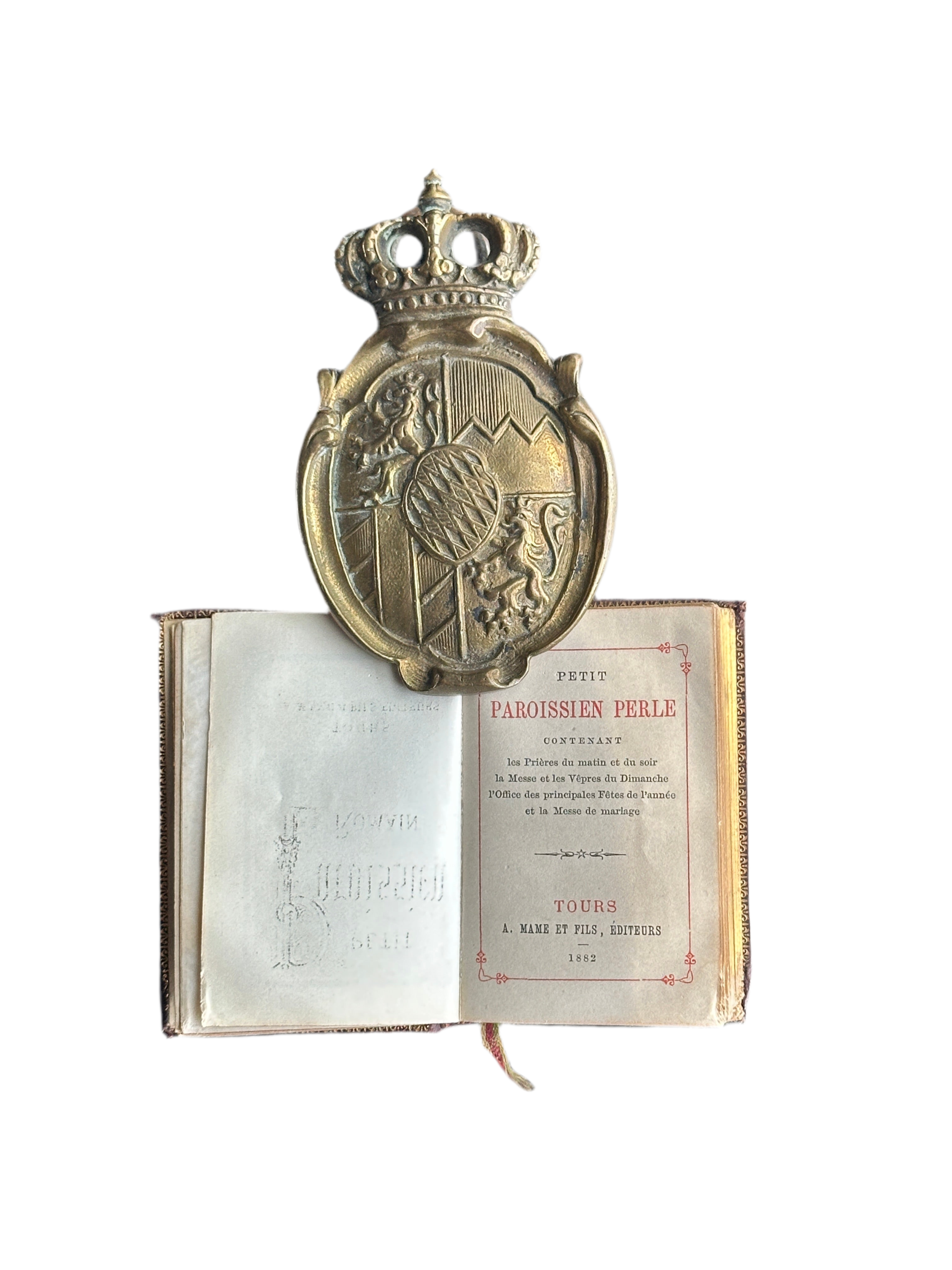 Mini Leather Bound French Missal - 8.21(1)