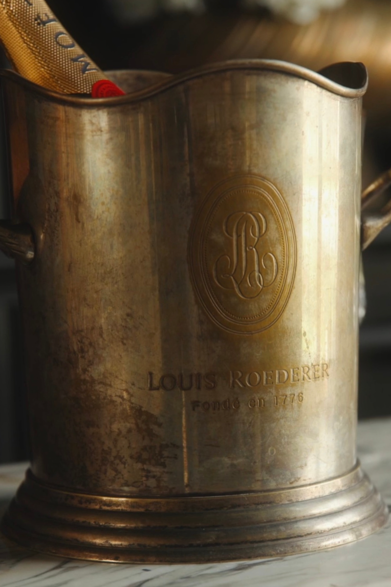 Late 20th Century French Louis Roederer Champagne Ice Bucket - Silver Plate