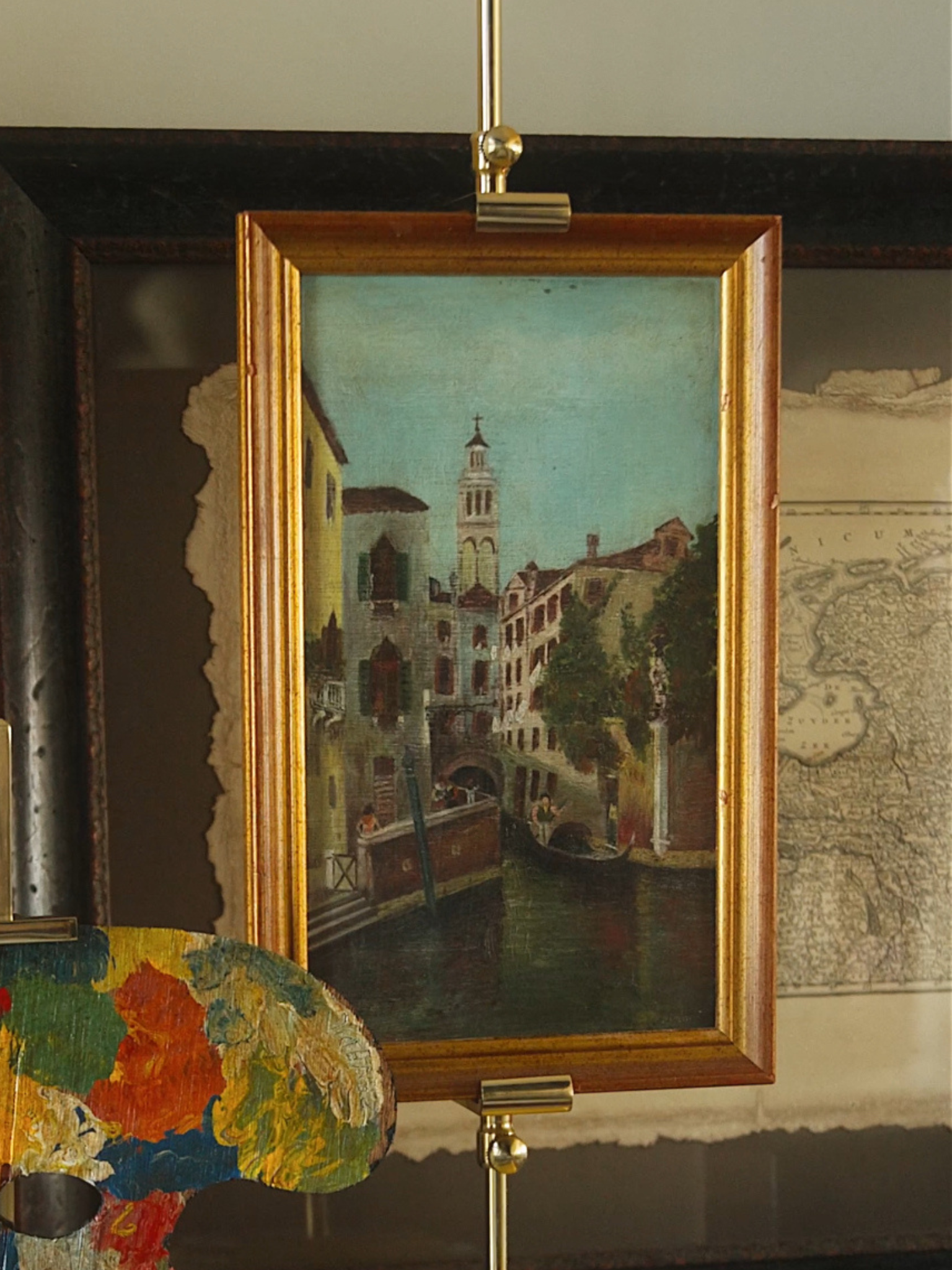 Venetian Canal Oil Painting