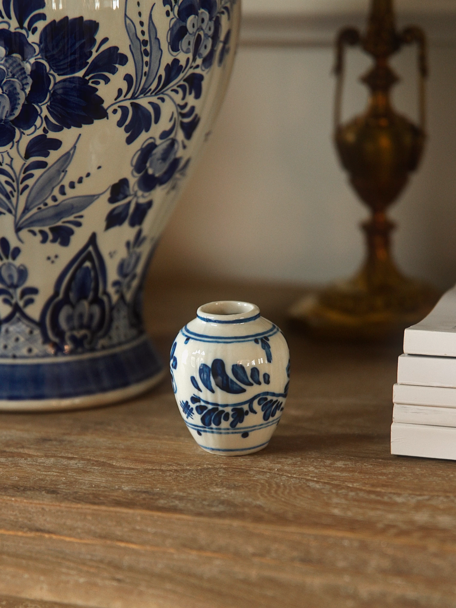 Petite Delft Ginger Jar