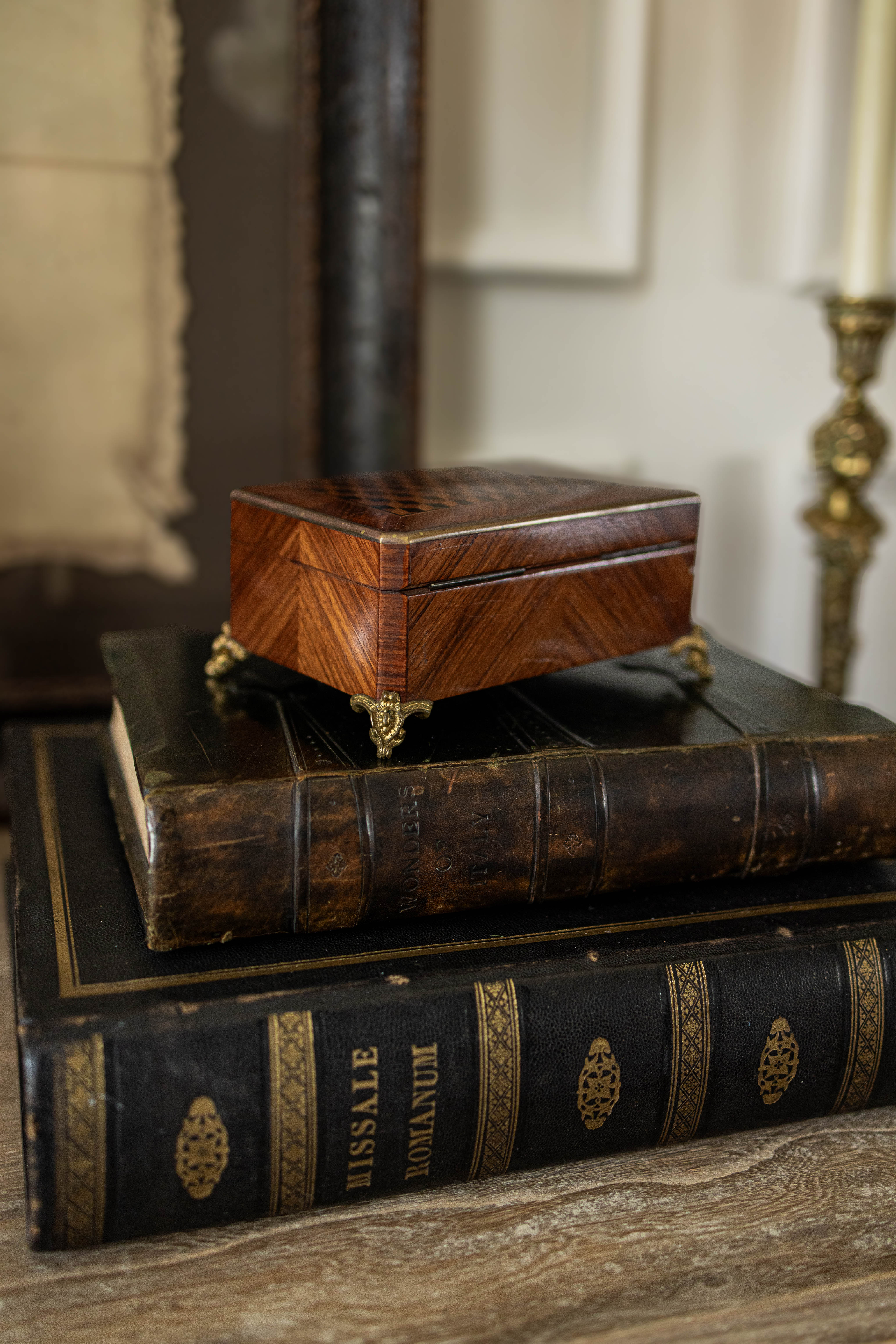 Napoleon III Mahogony Jewlery Casket