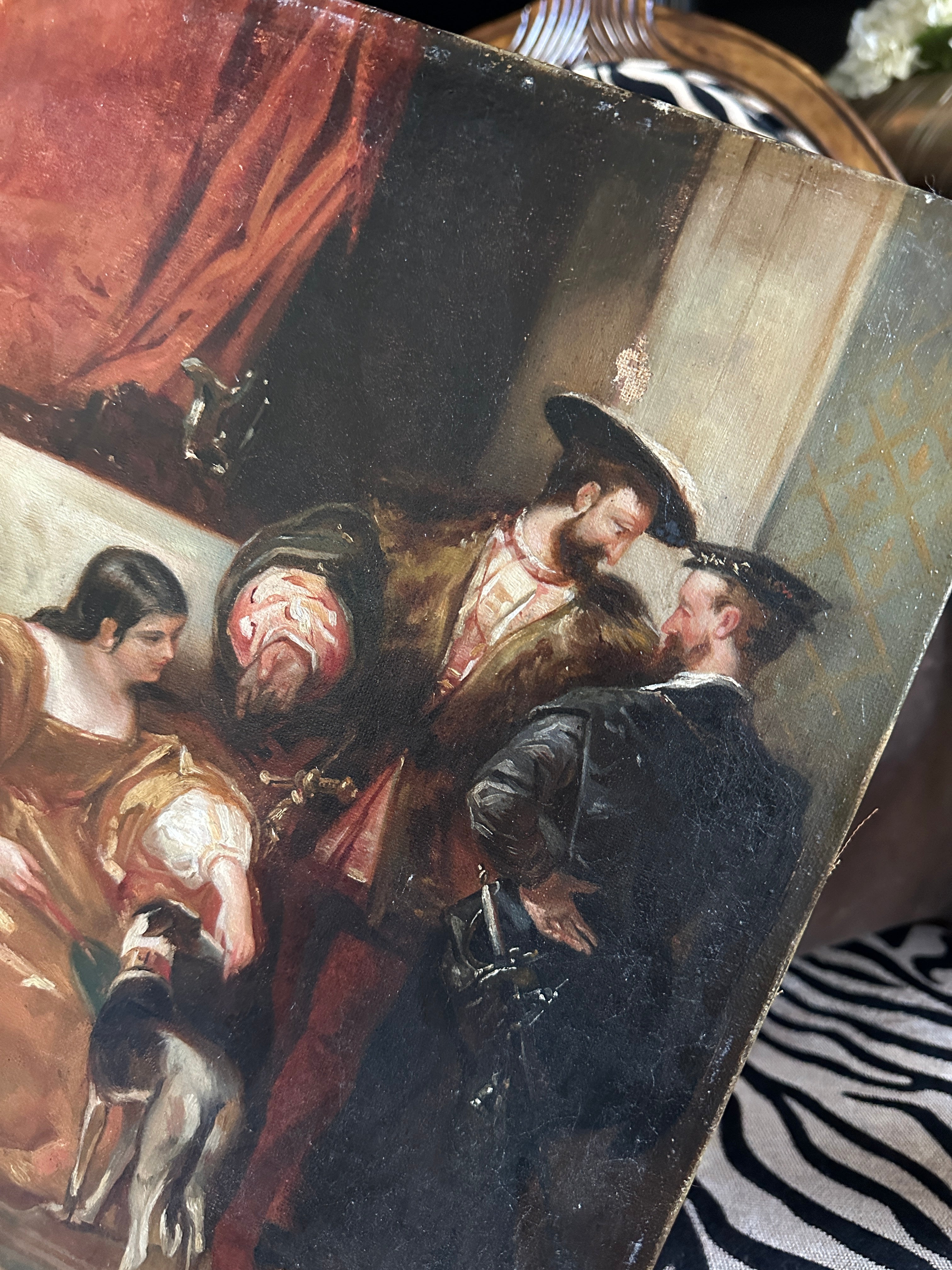 “François I, Charles V, and the Duchess of Étampes” – After Richard Parkes Bonington