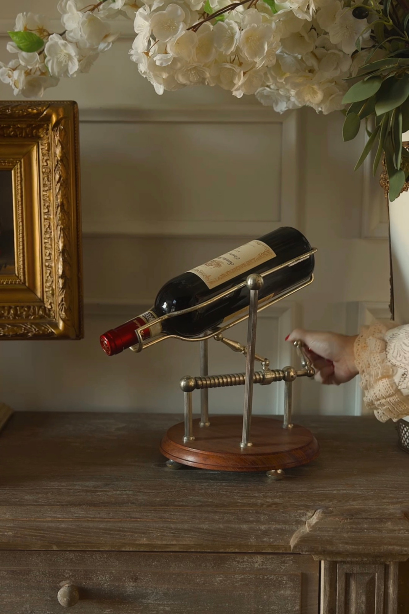 20th-Century Mechanical Wine Decanting Cradle