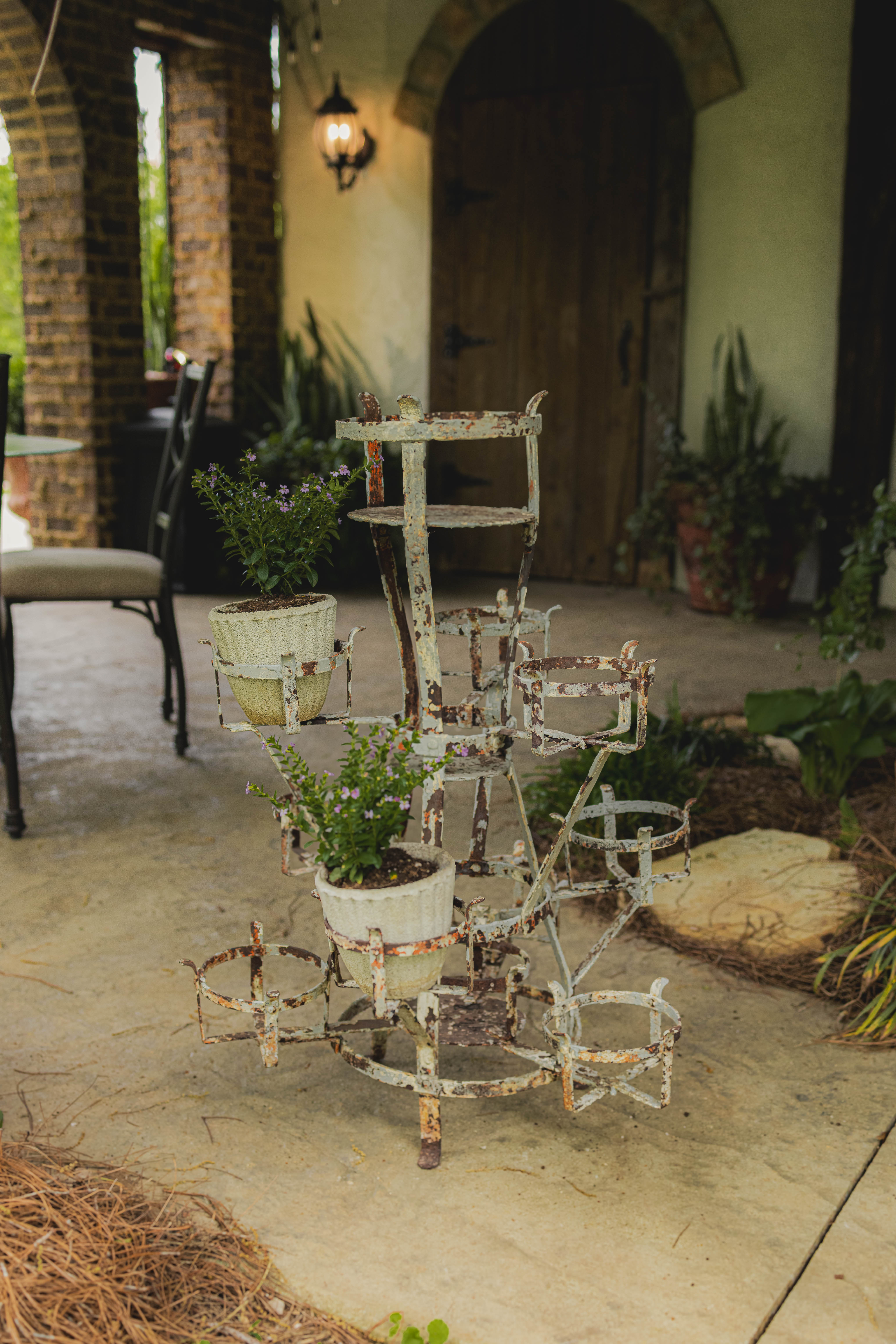 20th Century French Rustic Plant Stand