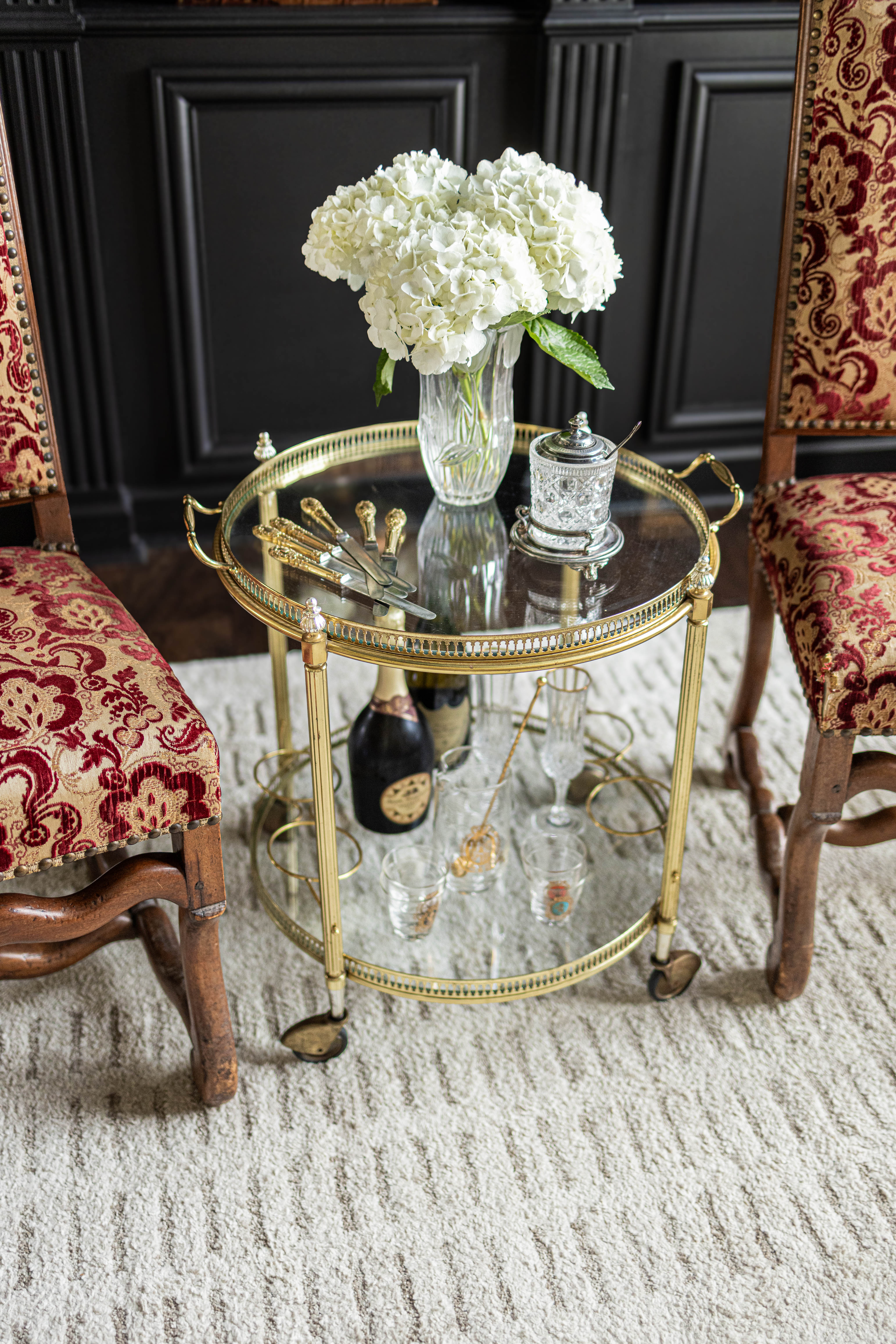 1900s French Neoclassical Bar Caddy