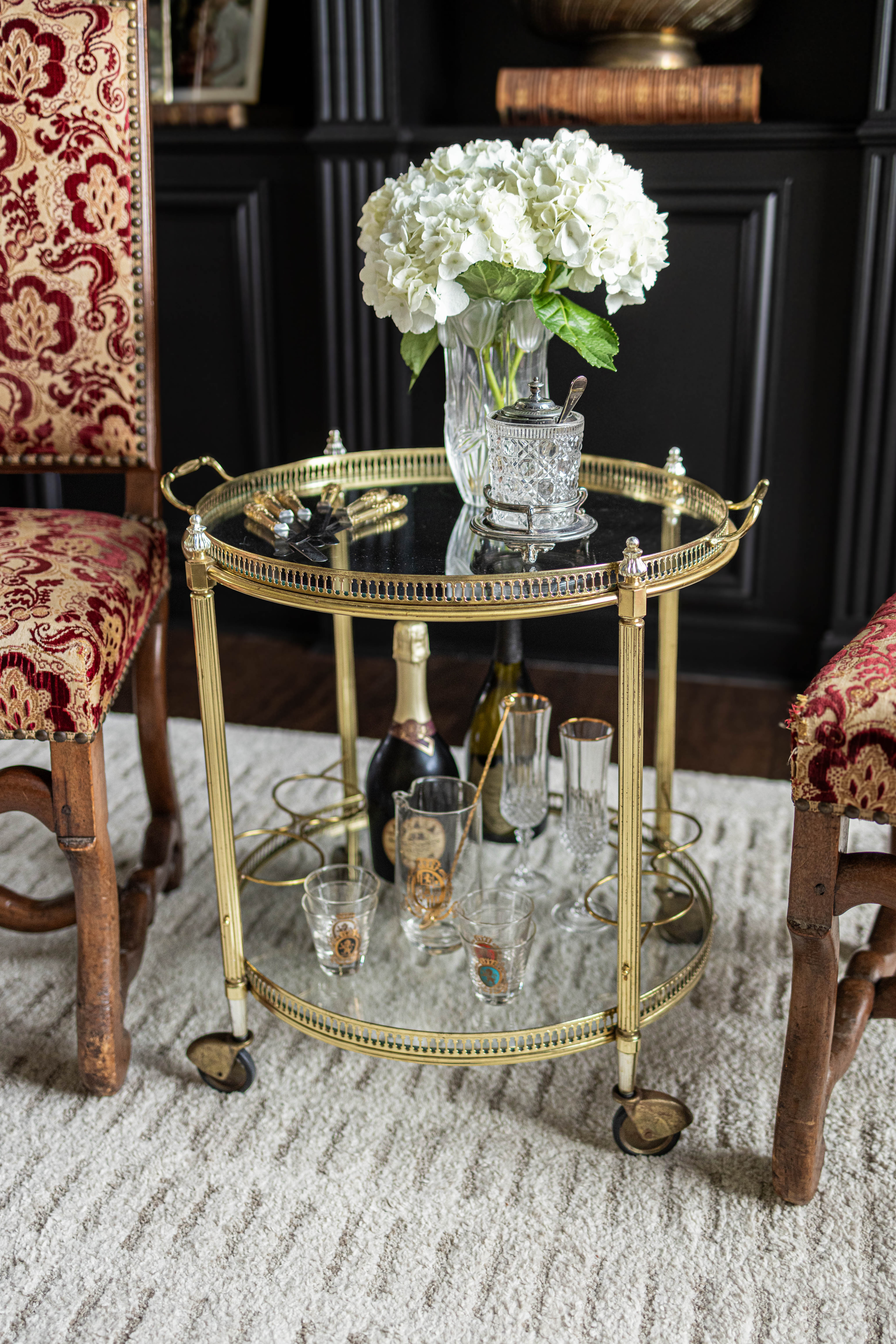 1900s French Neoclassical Bar Caddy