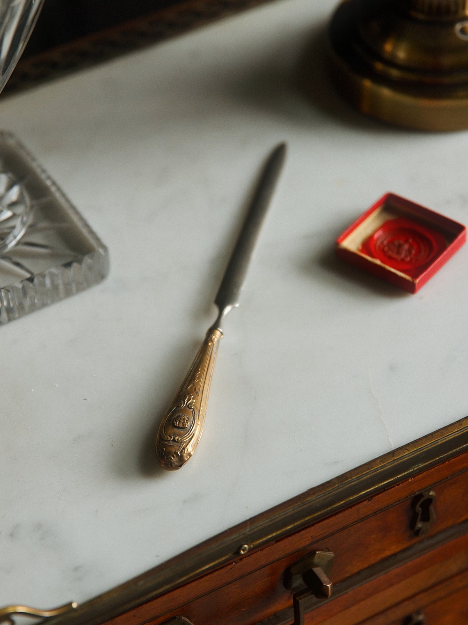 Antique French Decorative Letter Opener