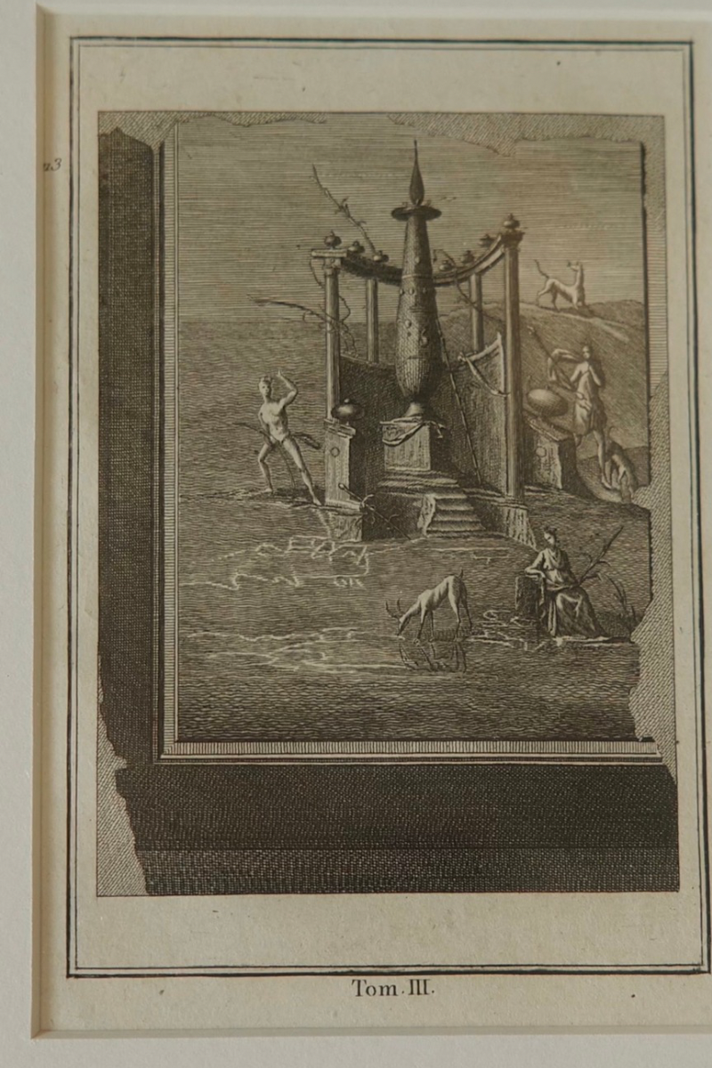 Set of 7 17th Century French Engravings