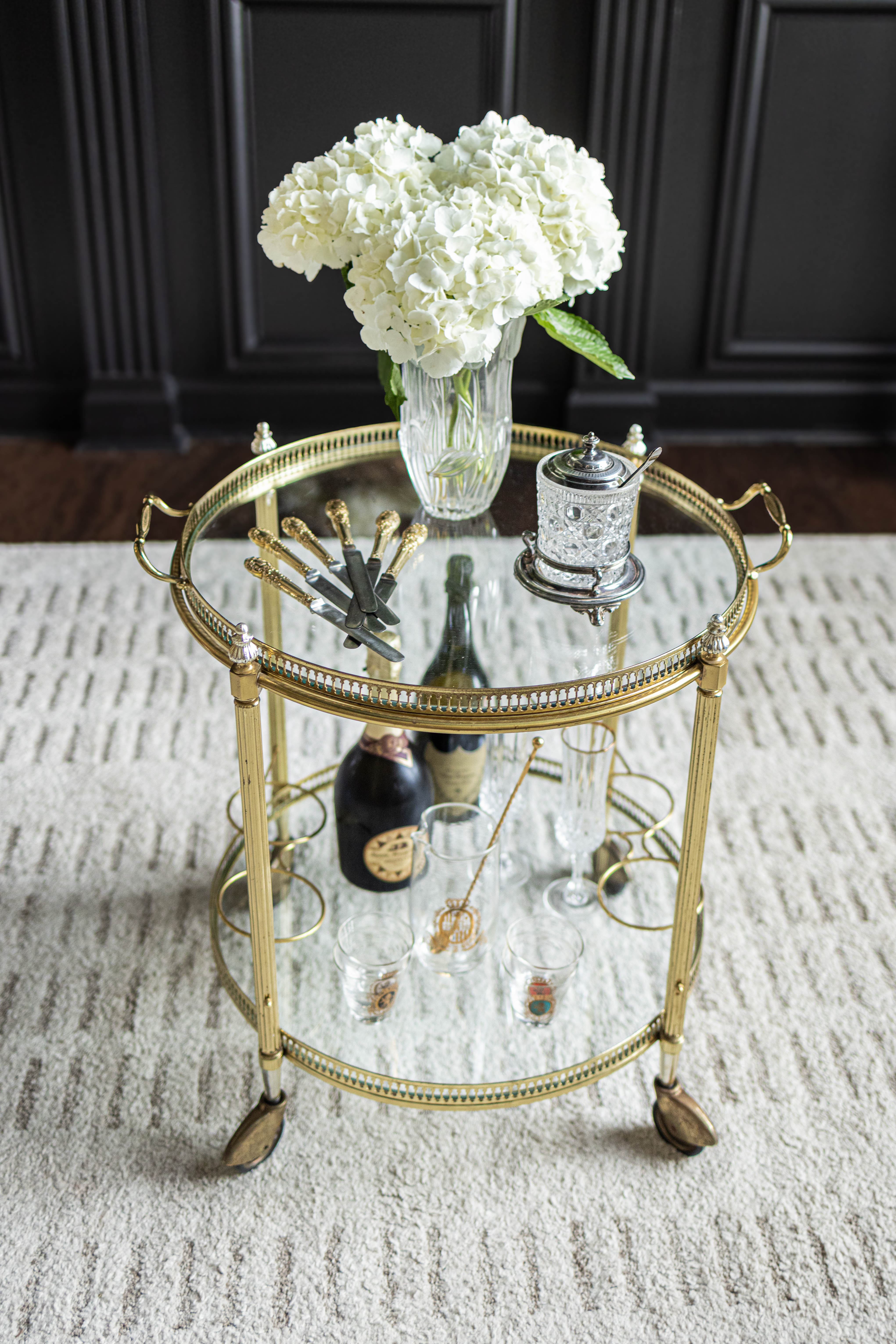 1900s French Neoclassical Bar Caddy