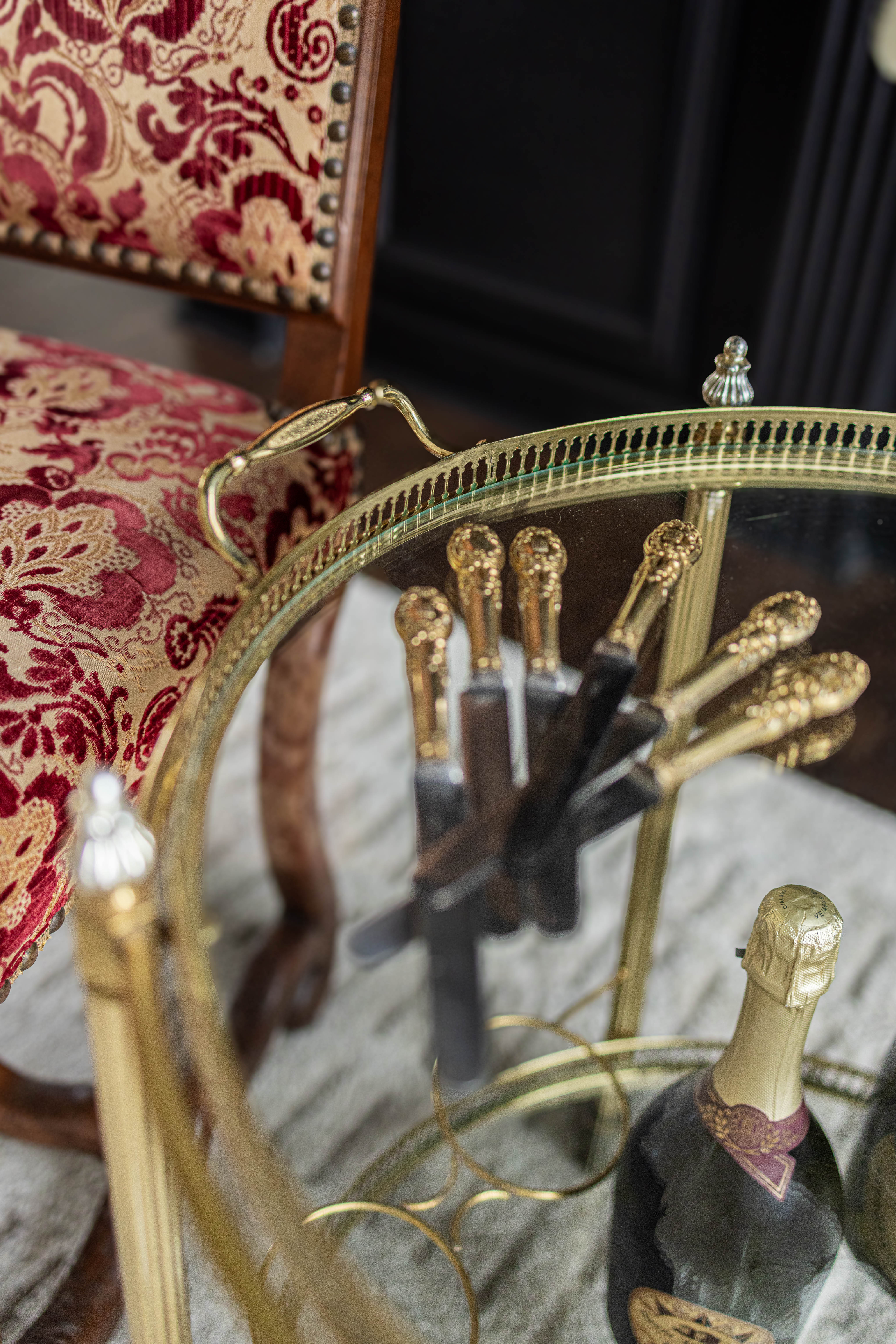 1900s French Neoclassical Bar Caddy
