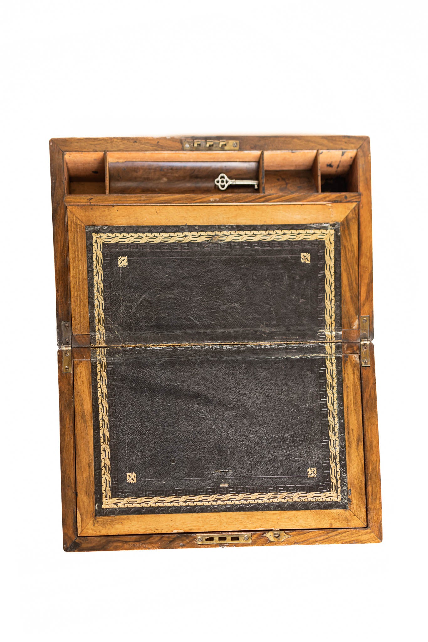 Antique Writing Desk With Lock & Key