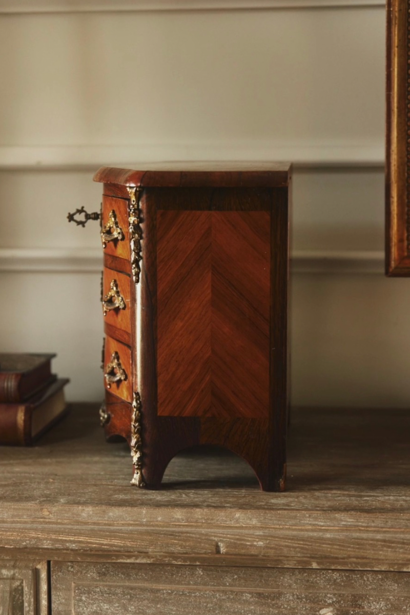 19th Century French Inlaid Salesman Sample Commode
