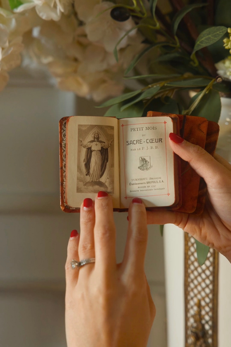 Early 20th-Century Belgian Miniature Devotional Book Set
