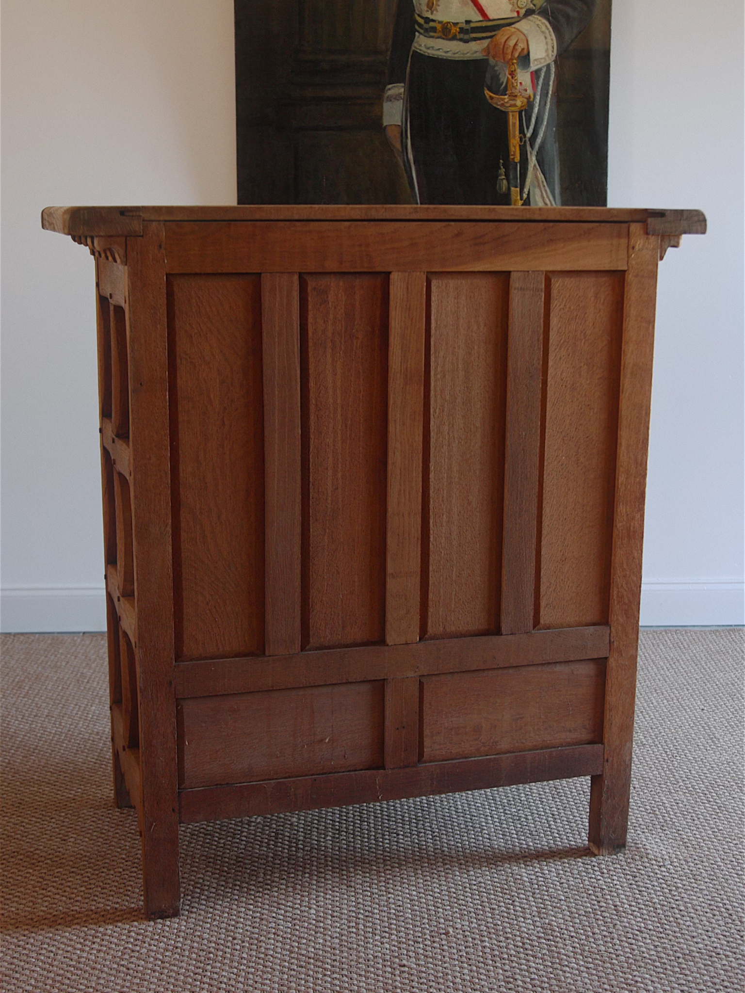 Spanish Carved Oak Cabinet