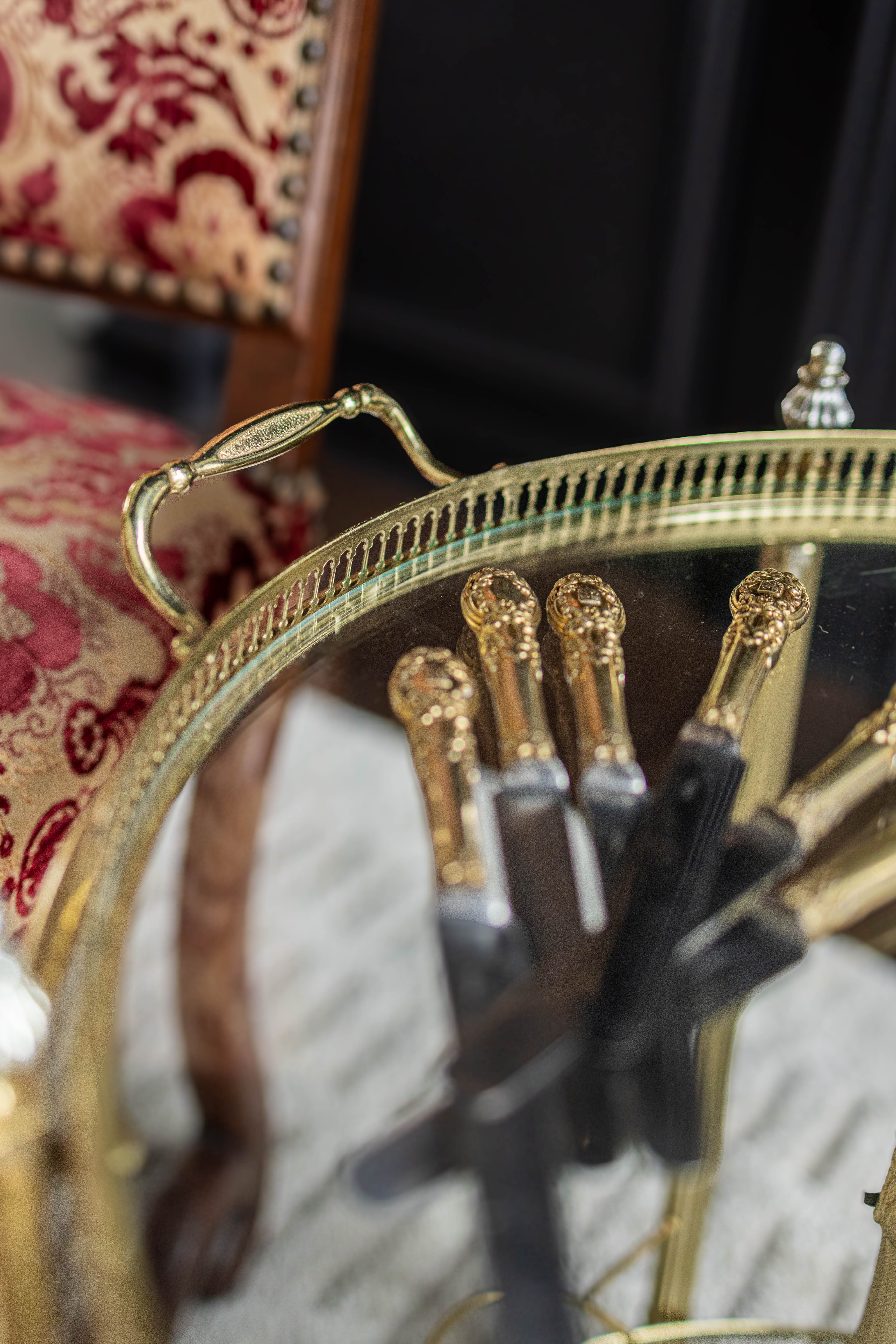 1900s French Neoclassical Bar Caddy