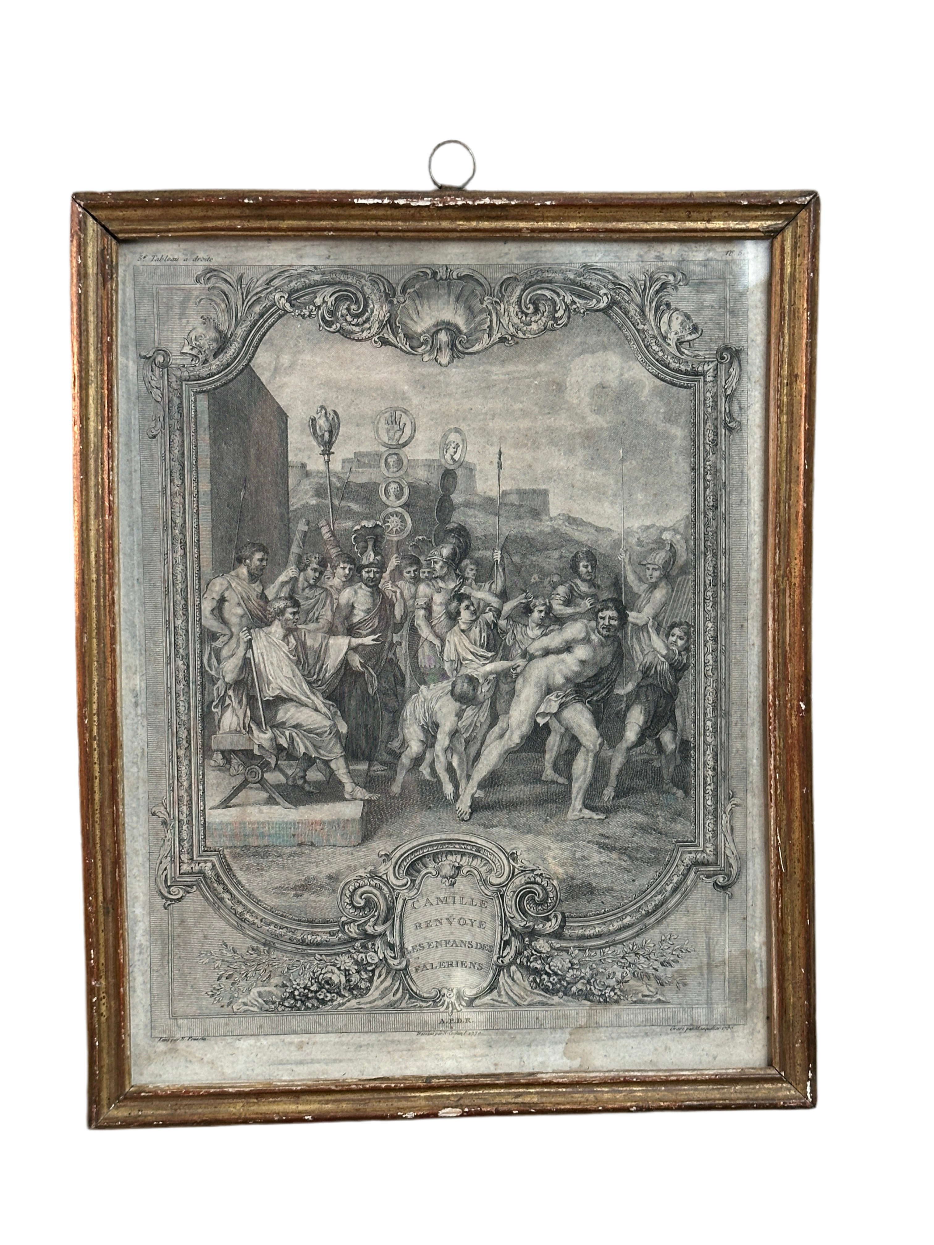 Set of Four 18th Century French Rococo Engravings
