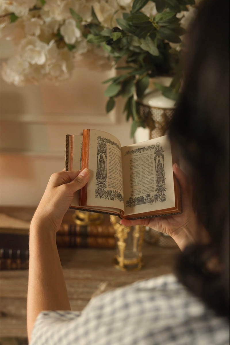 19th C. Leather Bound French Missal