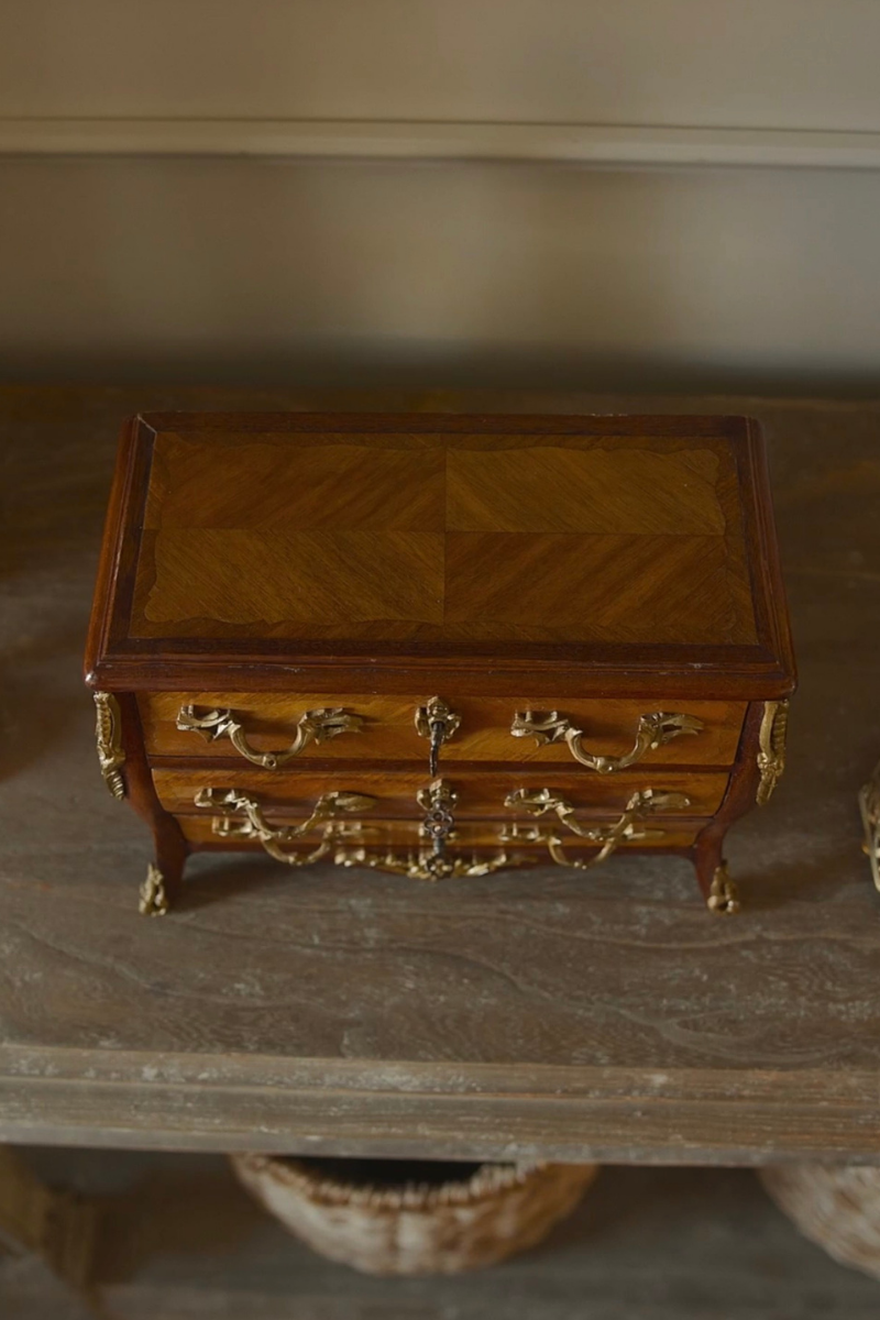 19th-Century French Louis XV-Style Miniature Commode Salesman Sample