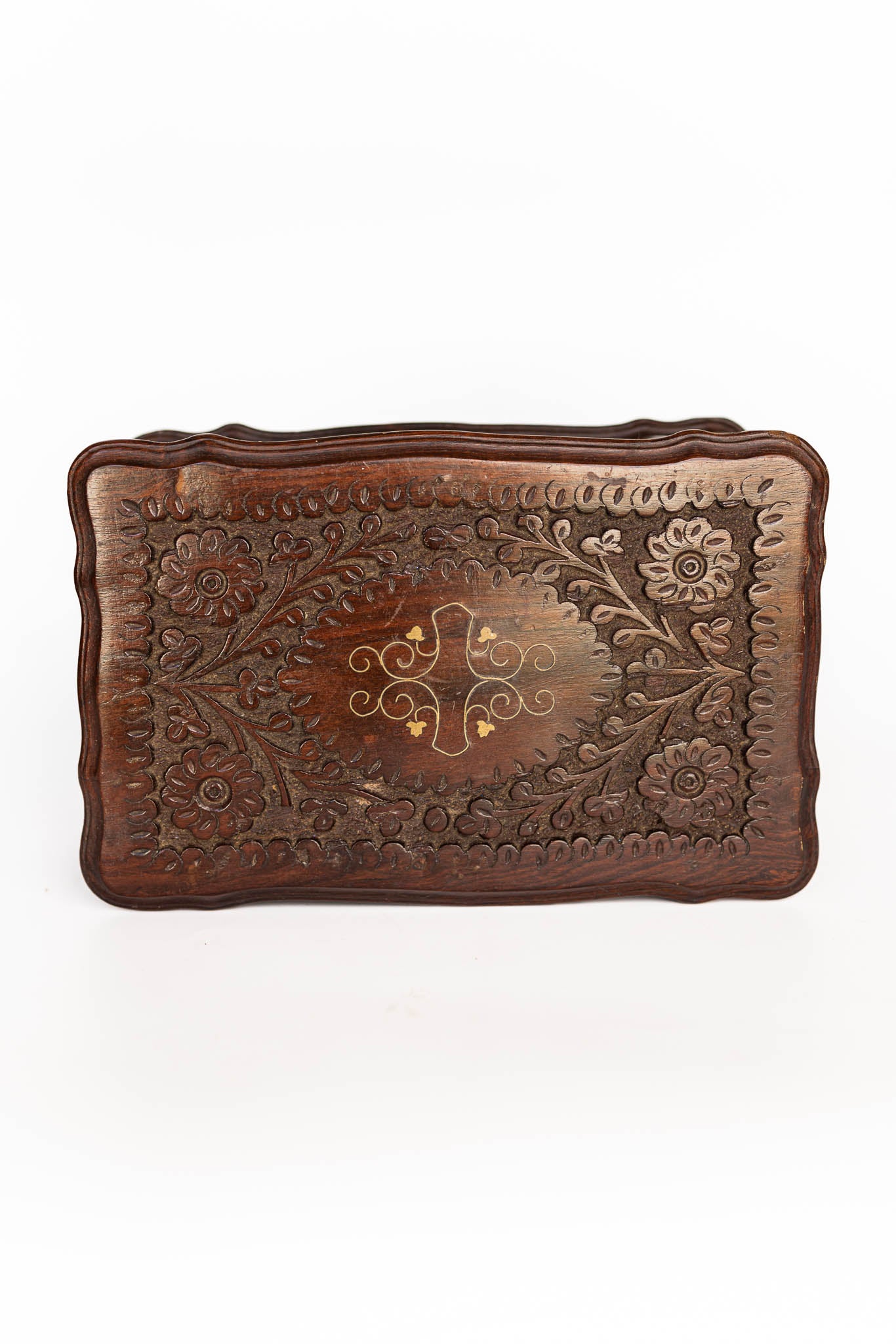 Rosewood Jewelry Box With Key