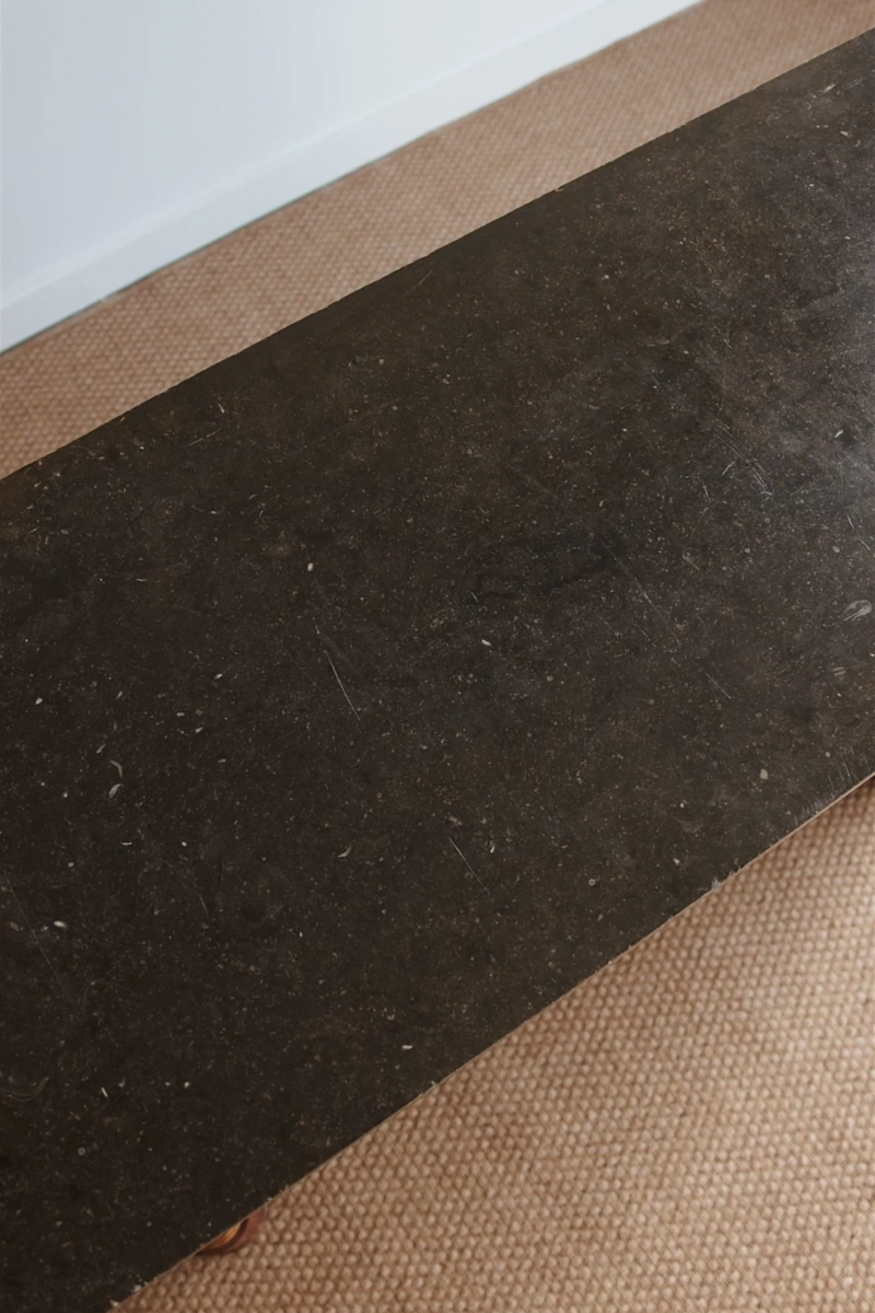 19th Century French Empire Mahogany Commode with Black Marble Top