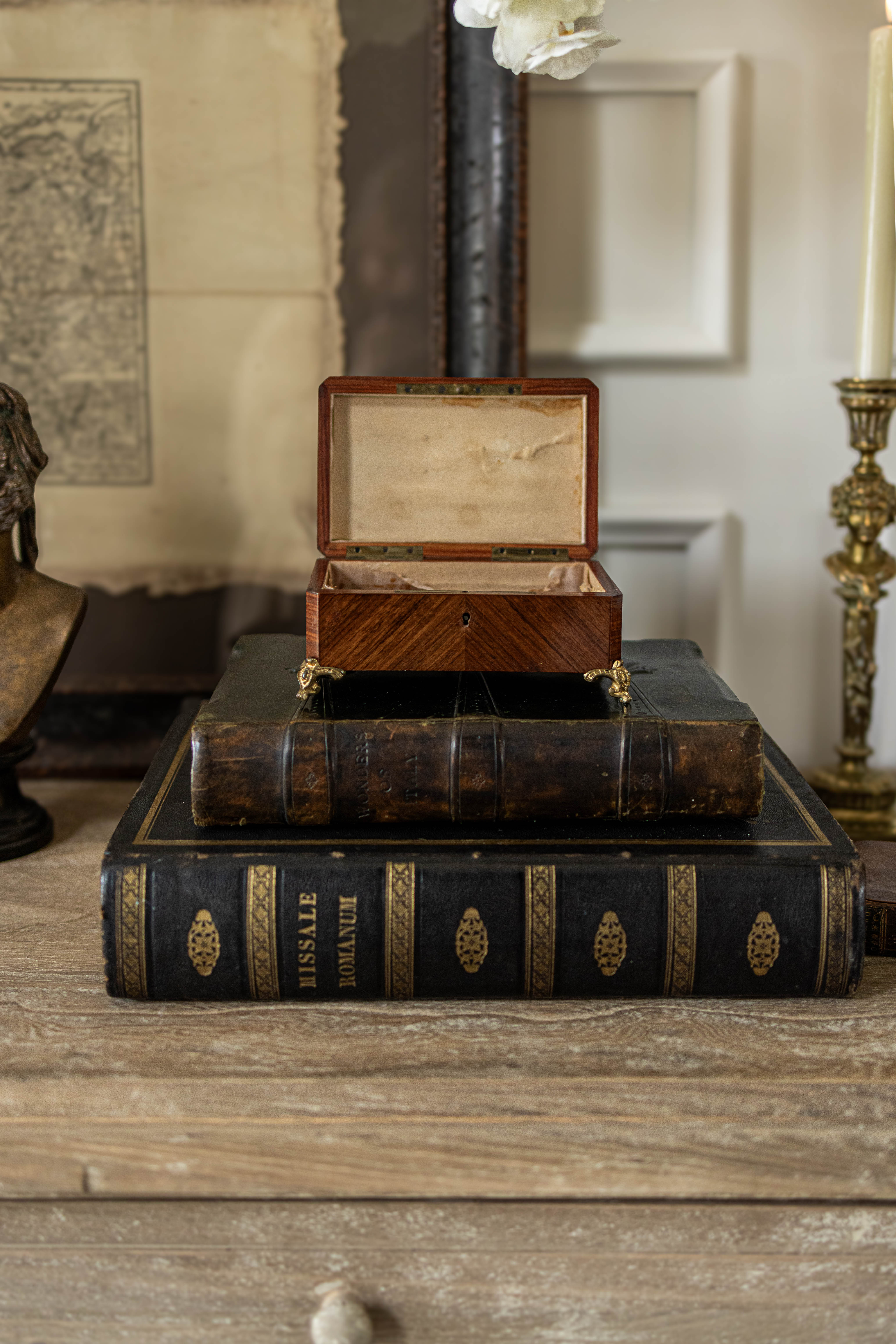 Napoleon III Mahogony Jewlery Casket
