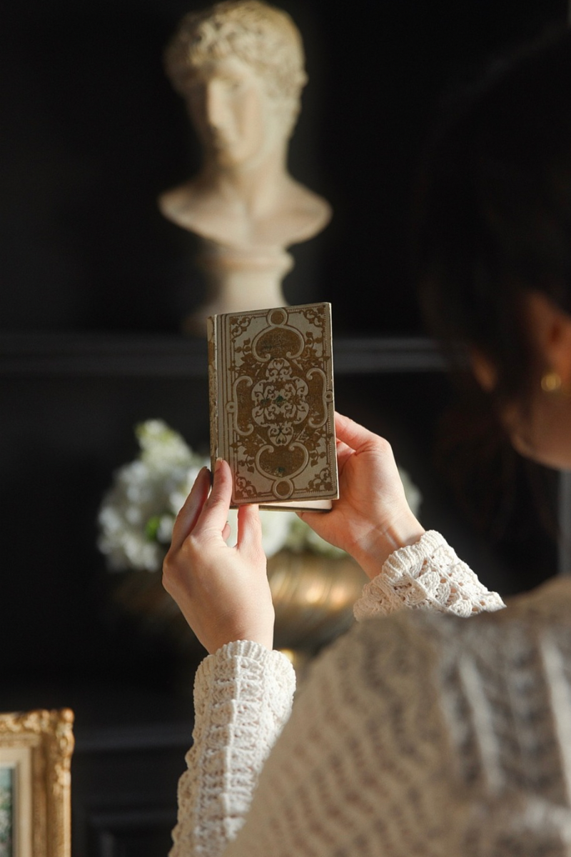 1846 French Cartonnage Binding Les Deux Frères by Chanoine Schmid, Gilt Embossed Paris Edition