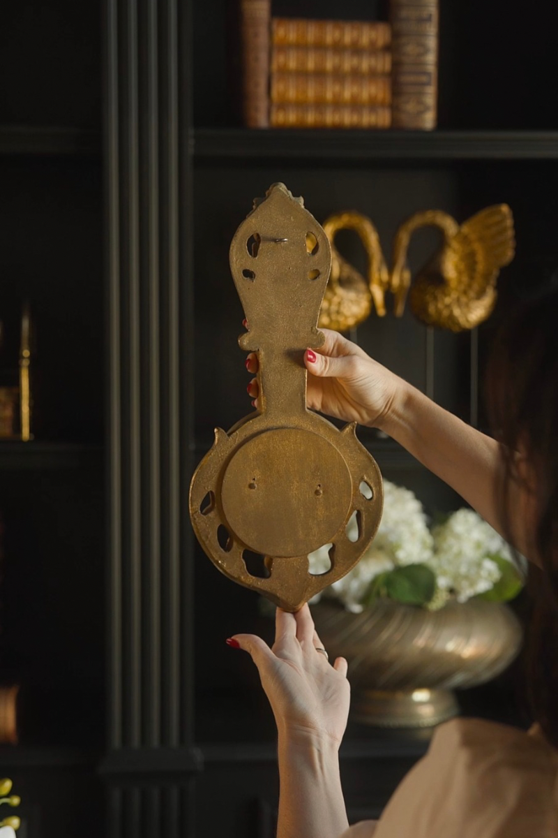 Louis XV Style Giltwood Wall Barometer | Thermometer