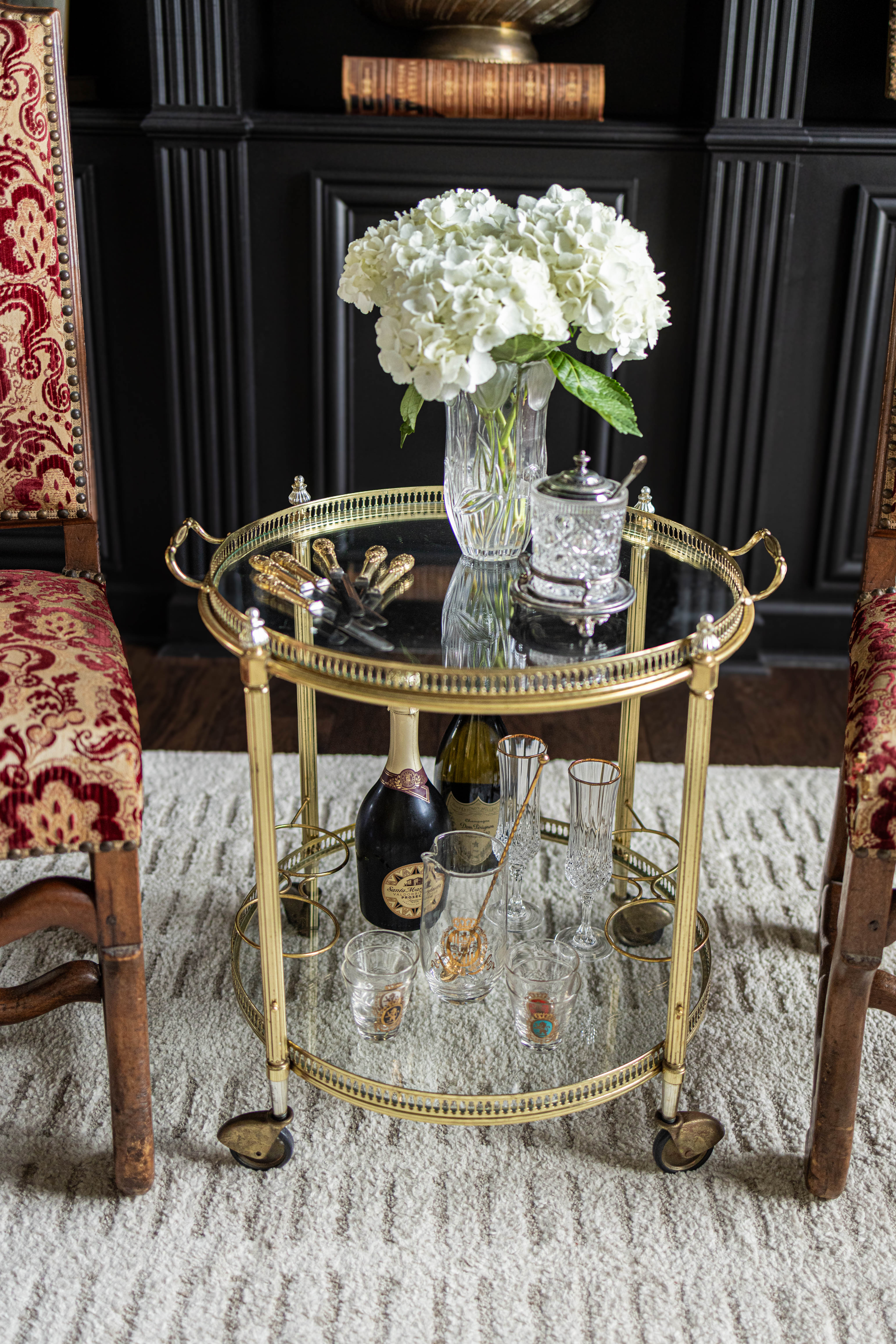 1900s French Neoclassical Bar Caddy
